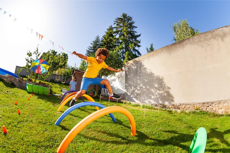 at-home obstacle course