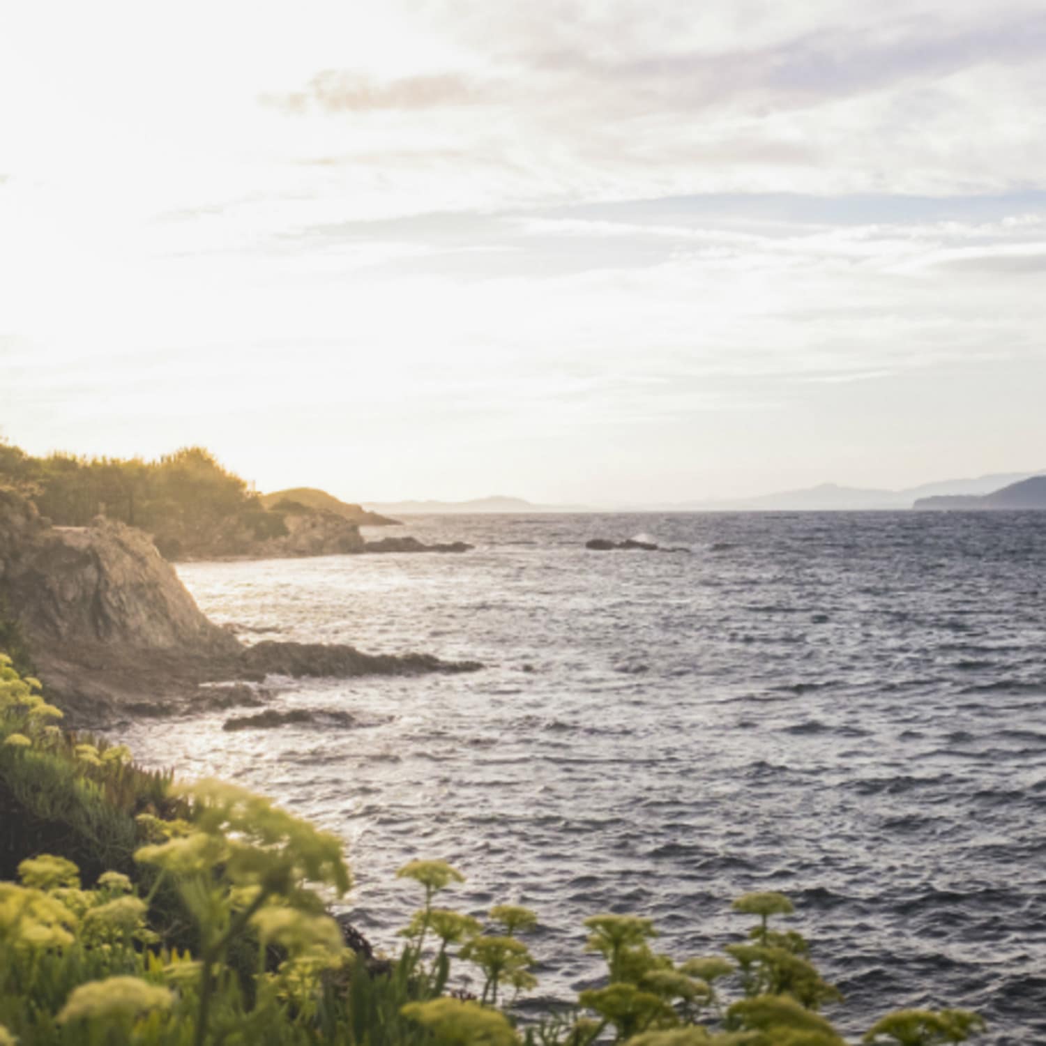 La mer en bord de Hyères