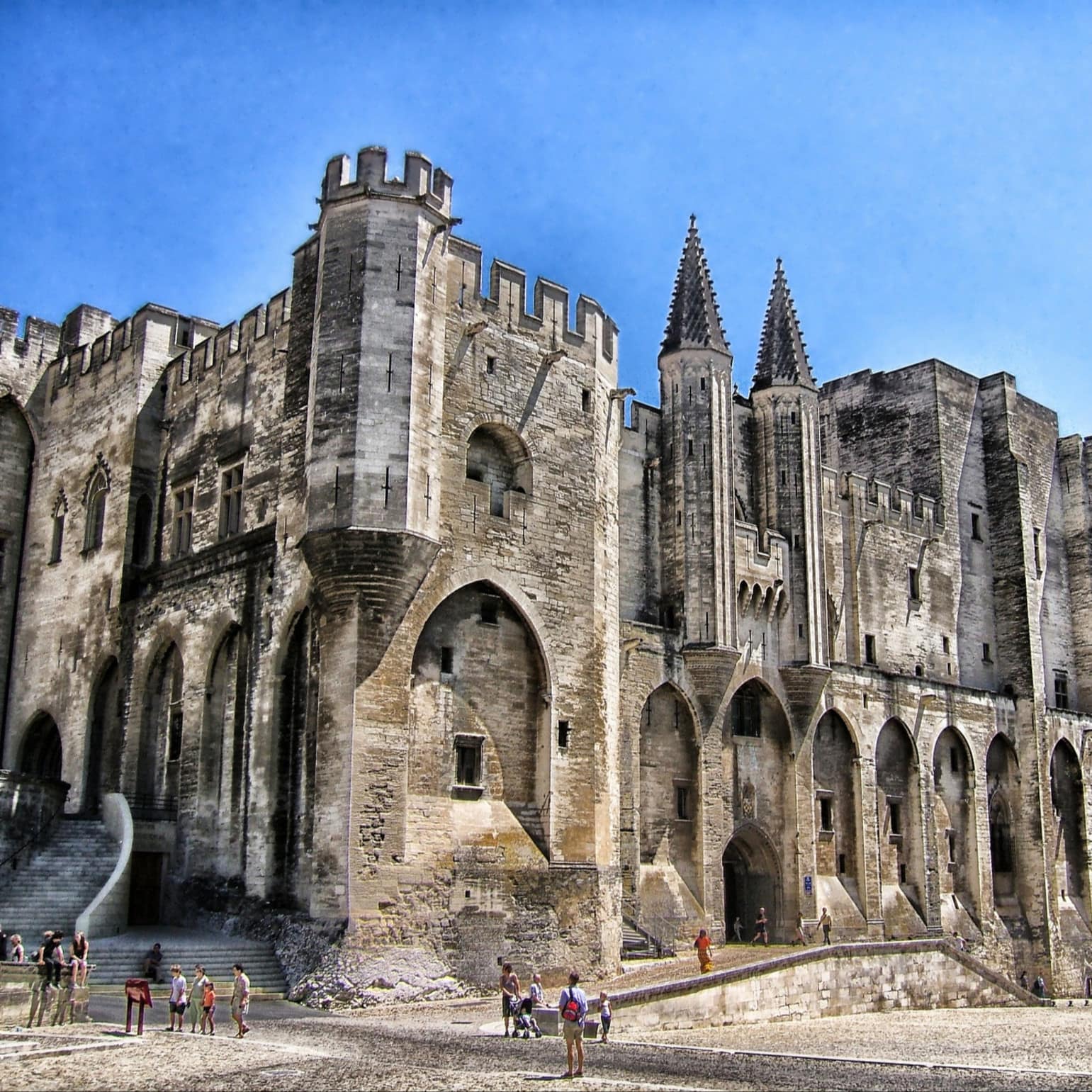 Palais de papes, Provence, France