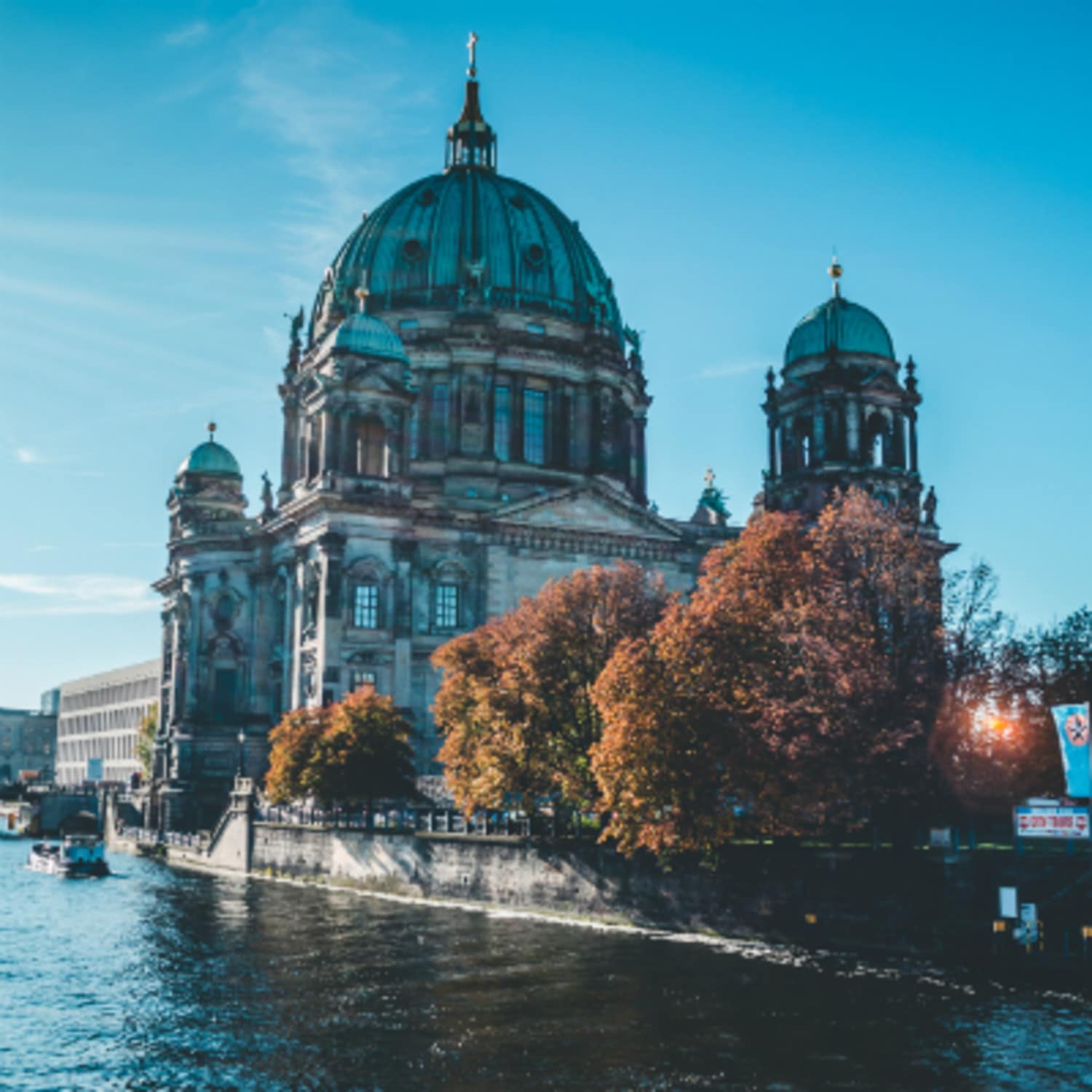 Près de l'île aux musées de Berlin