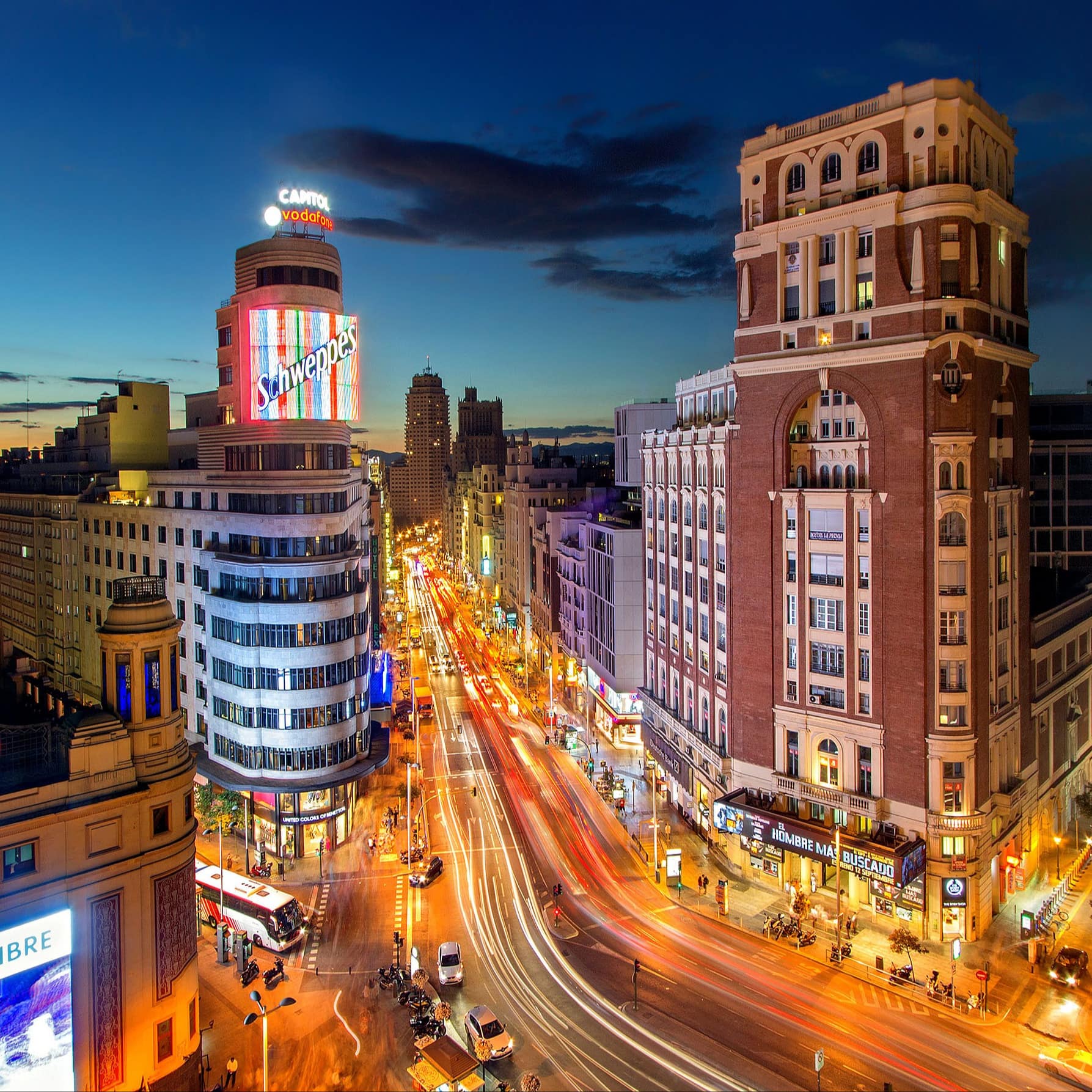 Plaza del Callao, Gran Vía, Madrid