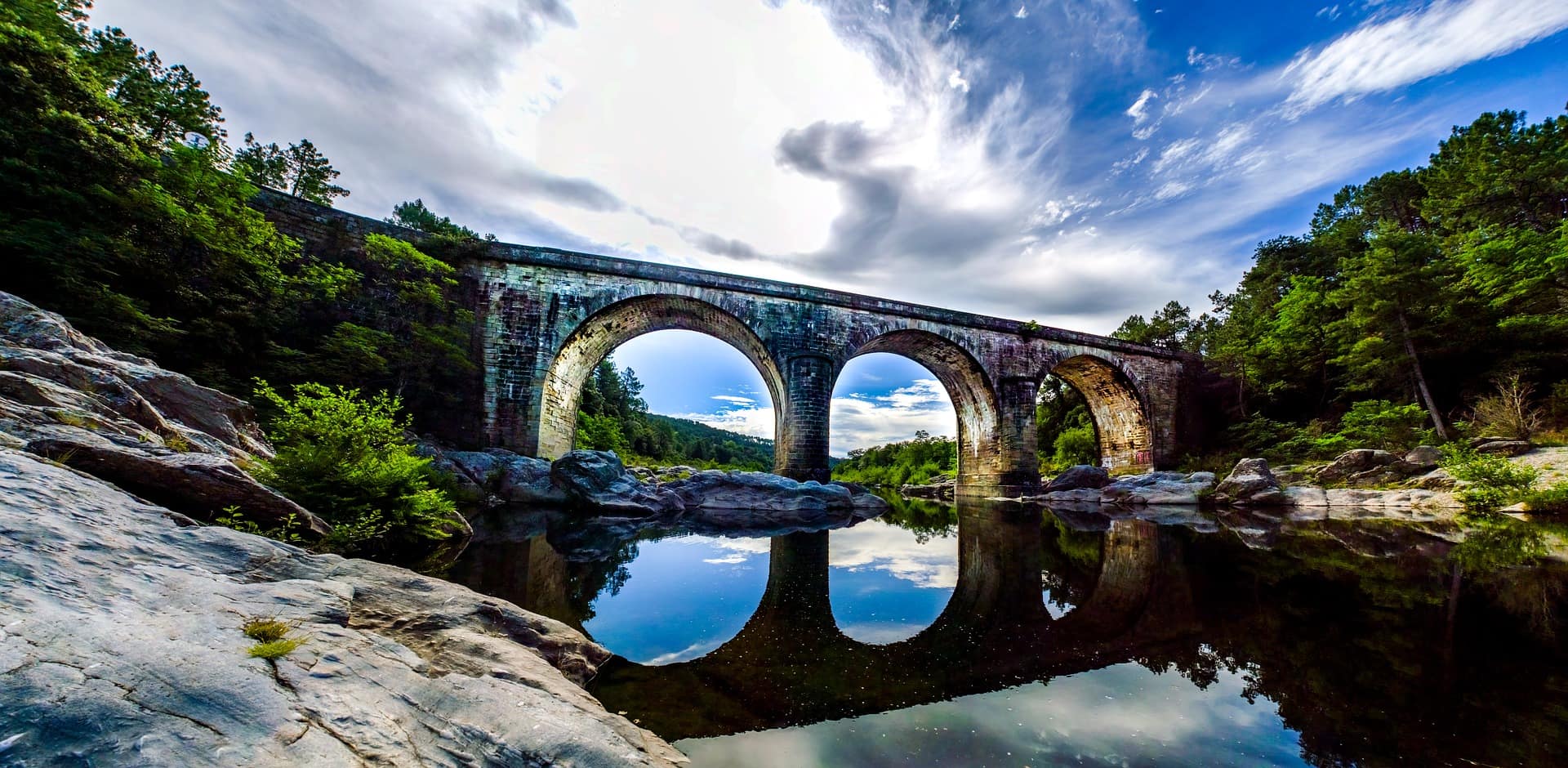 Bridge, Cévennes D'ardèche, France