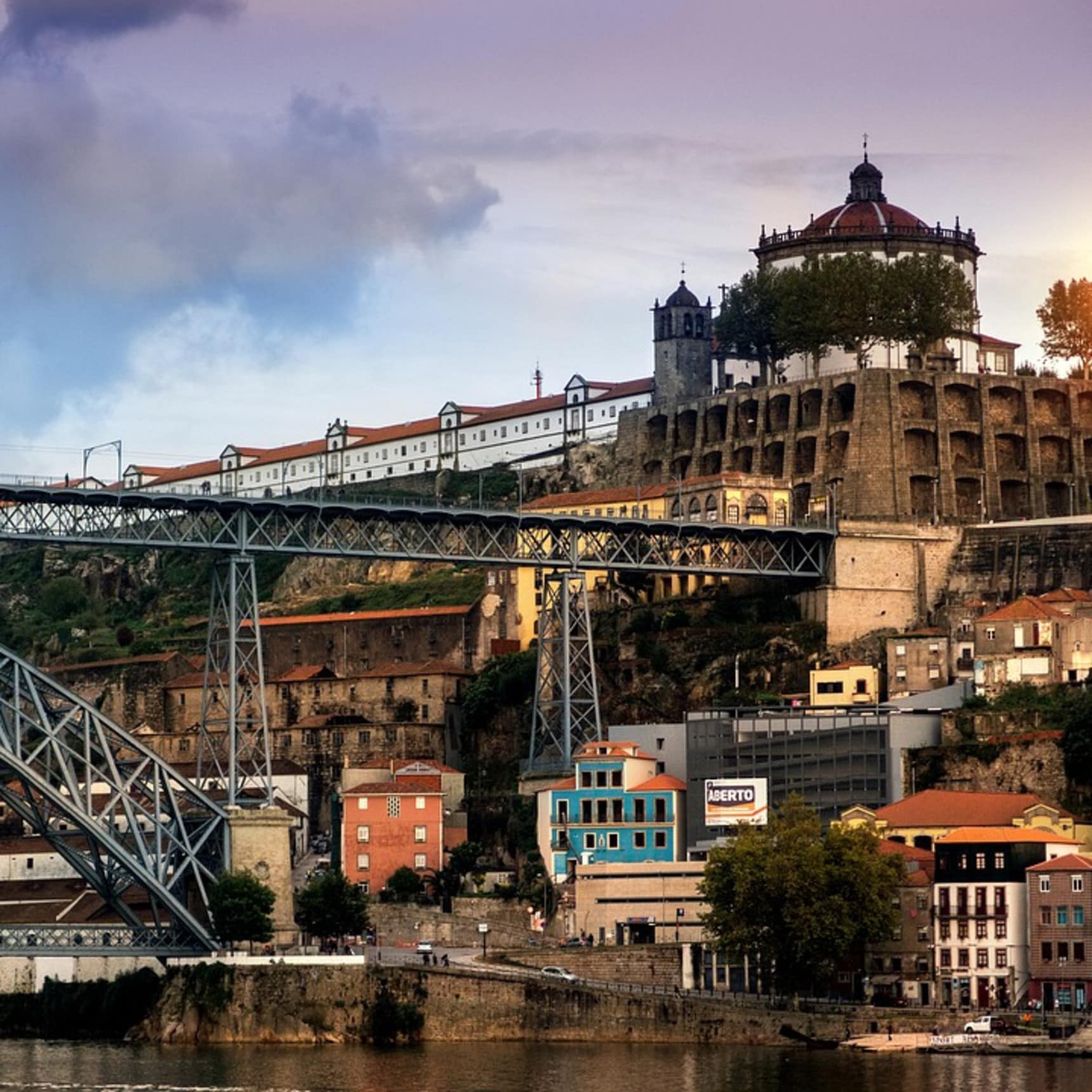 Pont Dom-Luís, fleuve Douro, villa Porto
