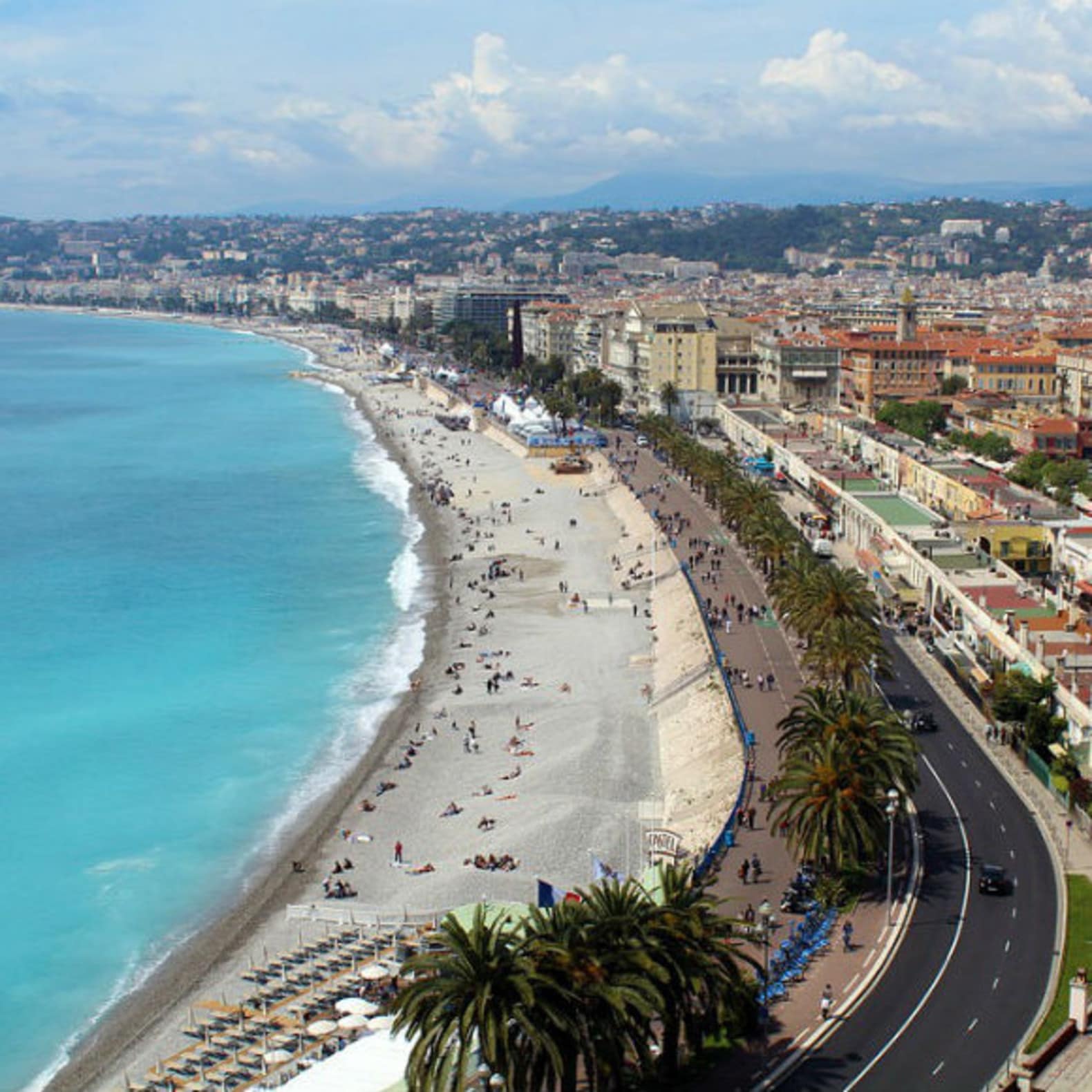 Nice, promenade des Anglais, mer Méditerranée, location mer pas cher