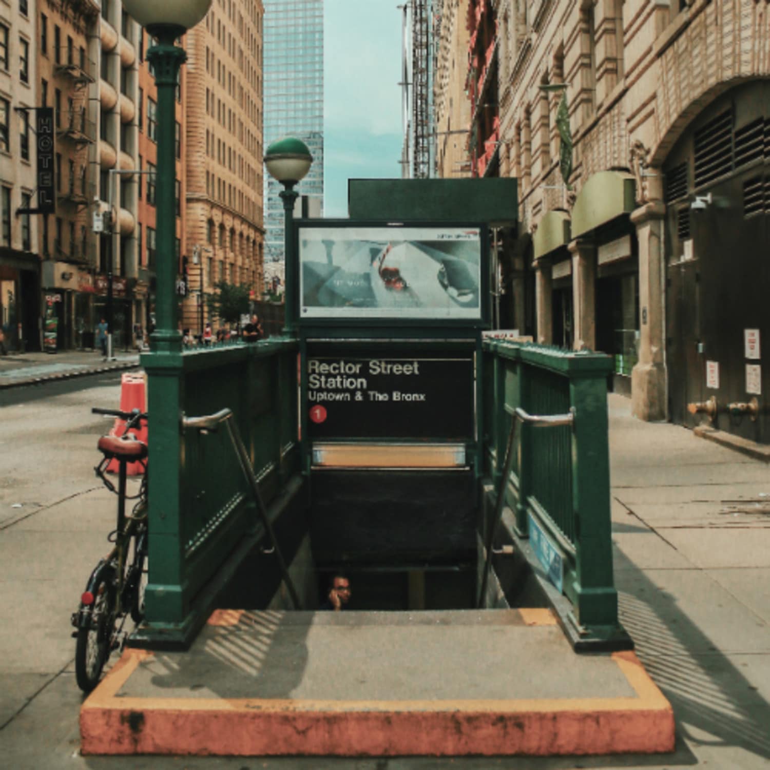 Le métro de New York vers le Bronx