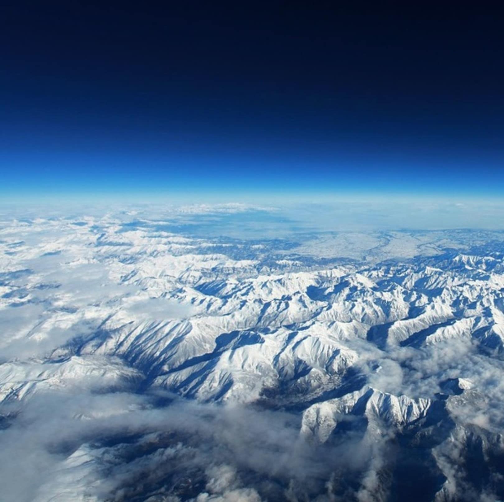 Pyrénées vues du ciel