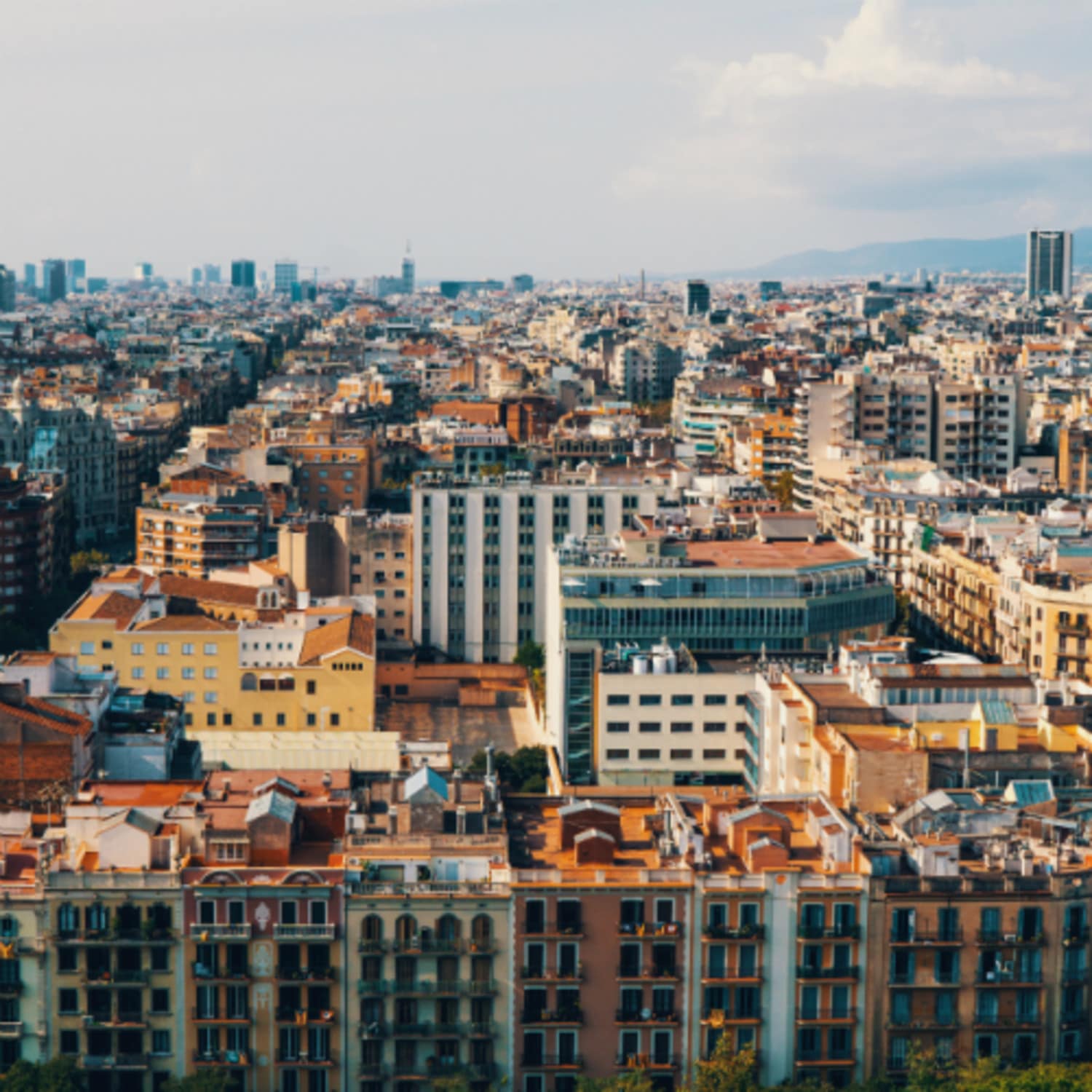 Les toits de Barcelone