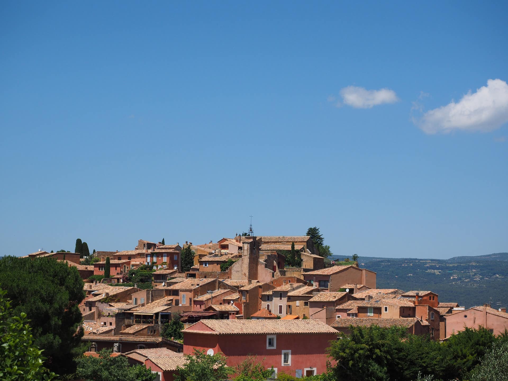 Roussillon, Vaucluse, image par Hans Braxmeier de Pixabay