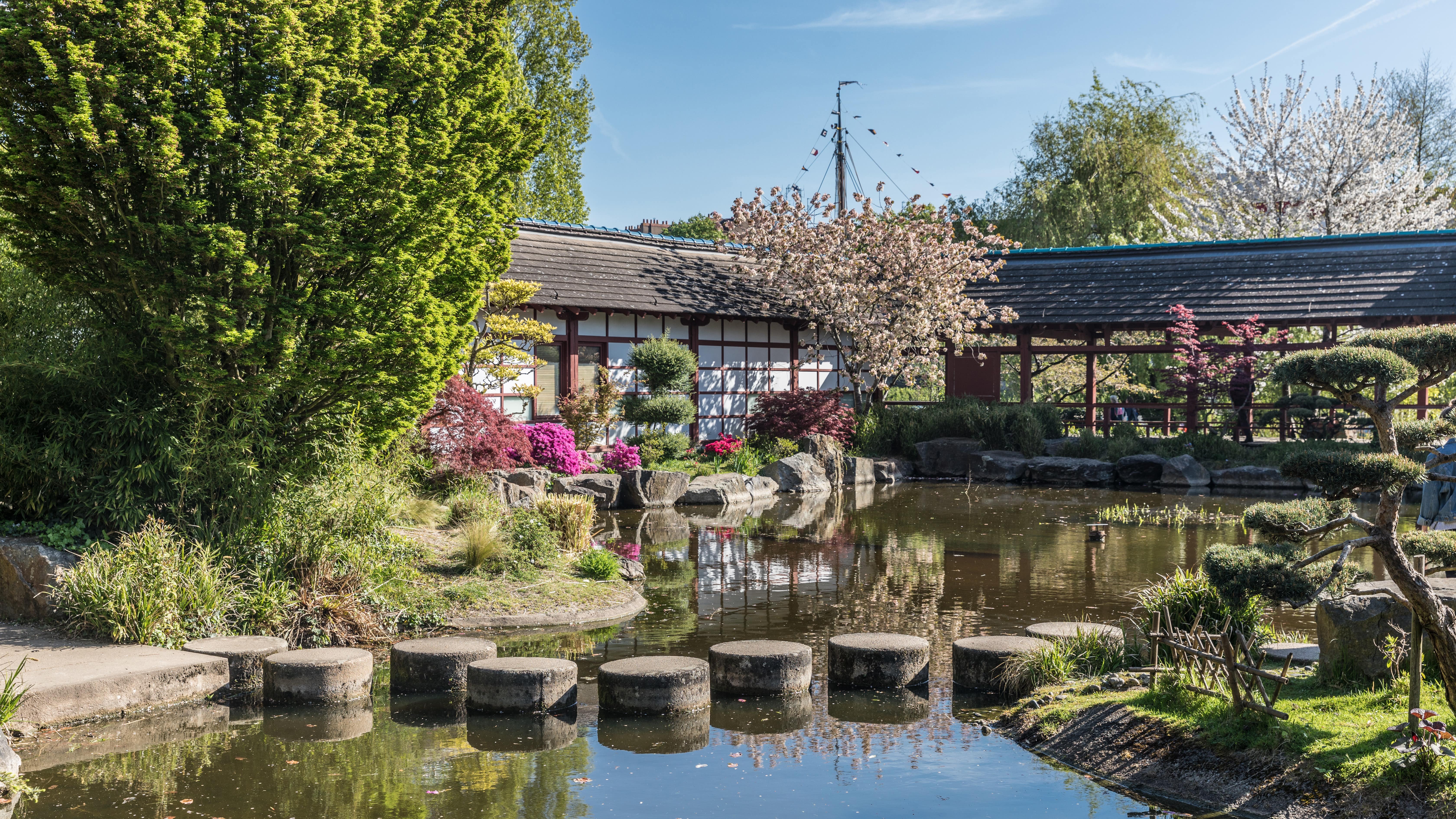 Jardin japonais de l’île de Versailles à Nantes