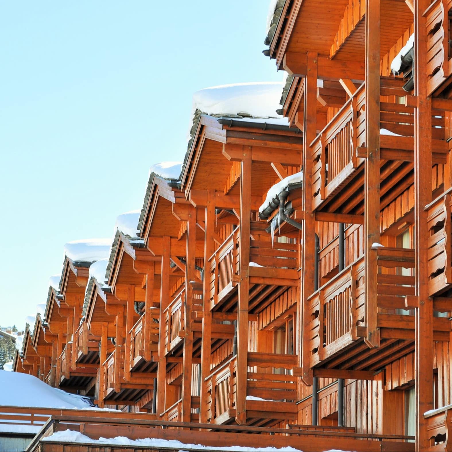 En hiver, comme en été. Les chalets connaissent un grand succès