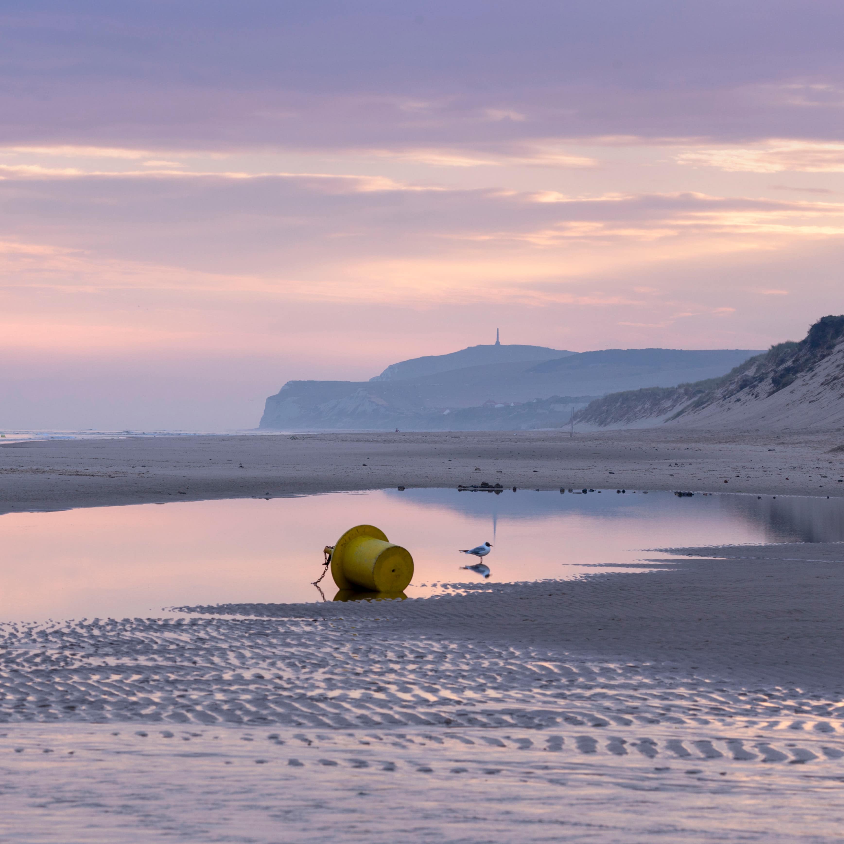 Couleurs pastels sur les Sables