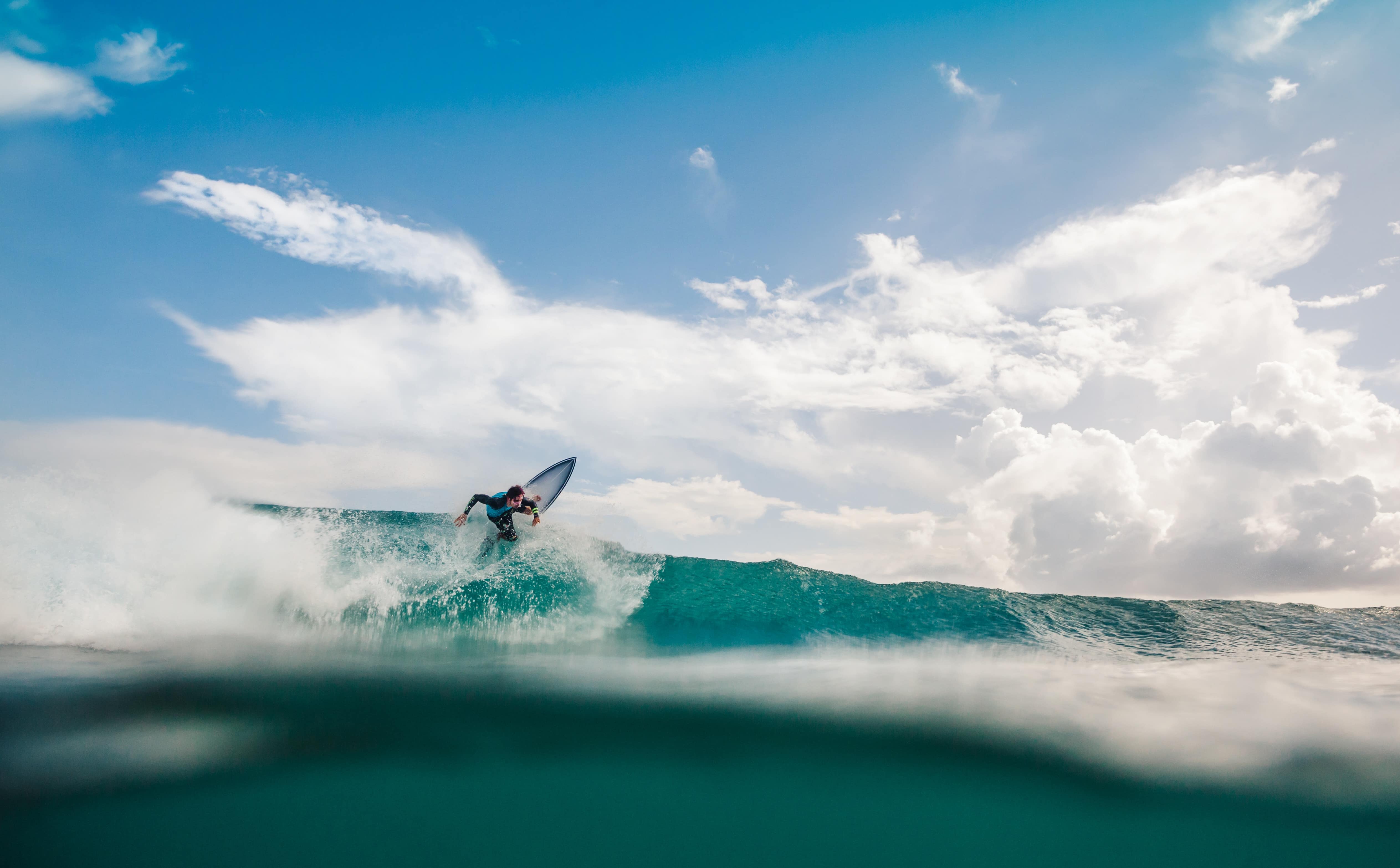 Surfing in Guadeloupe, photo by Cédric Frixon on Unsplash