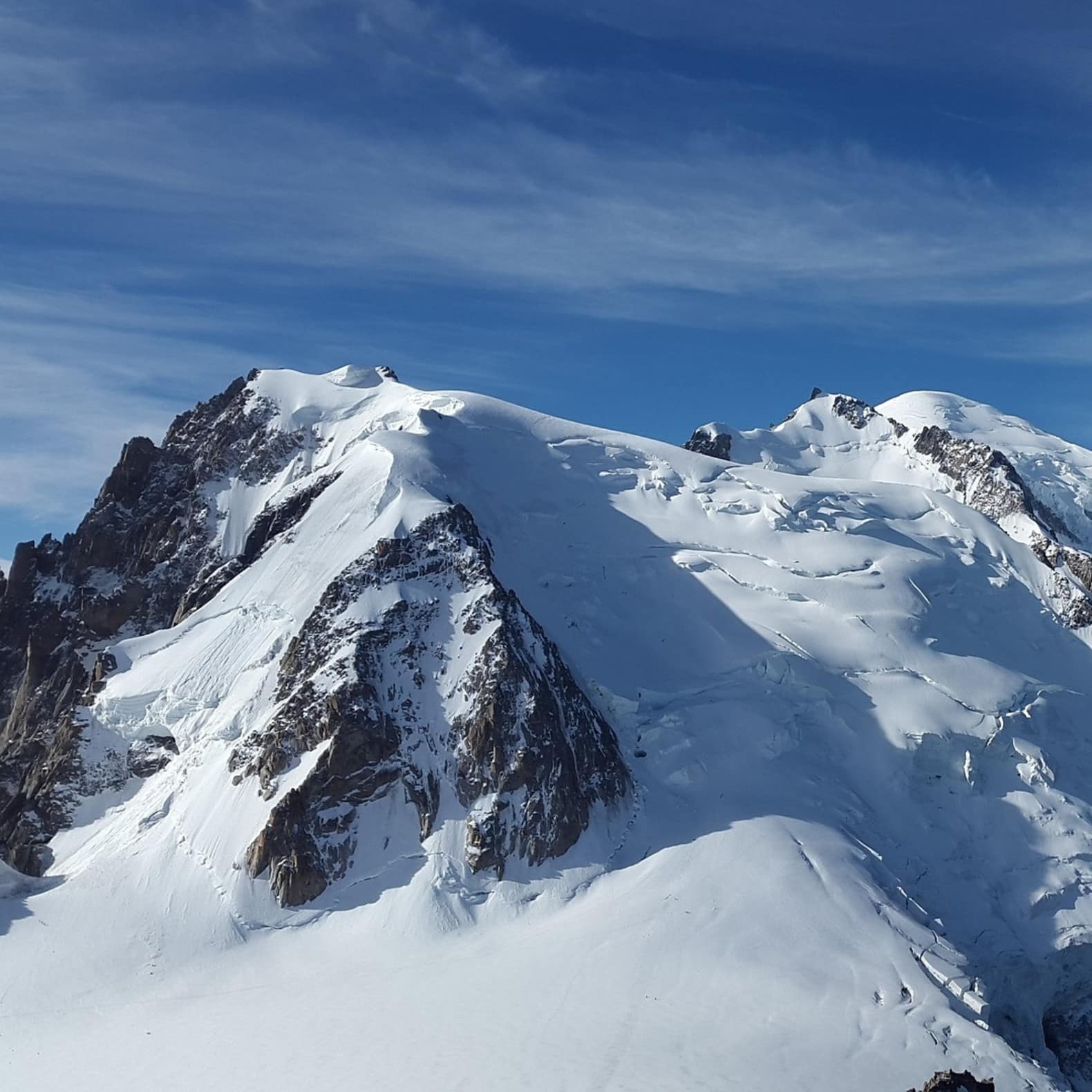Le Mont-Blanc, le plus haut sommet d’Europe.