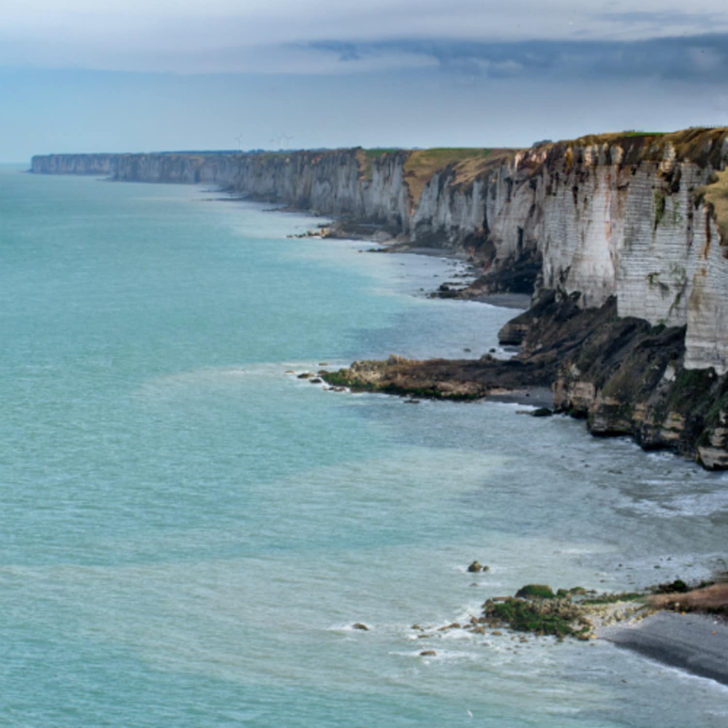 Les falaises de Normandie