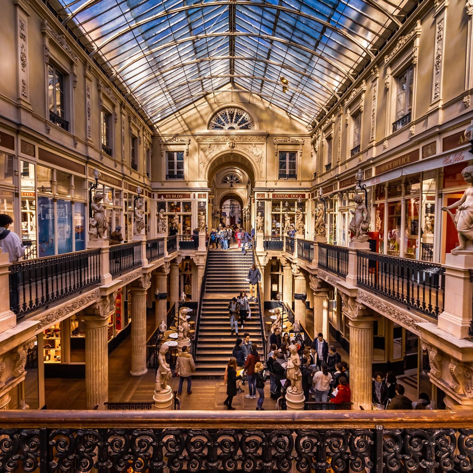 Passage Pommeraye au cœur de Nantes