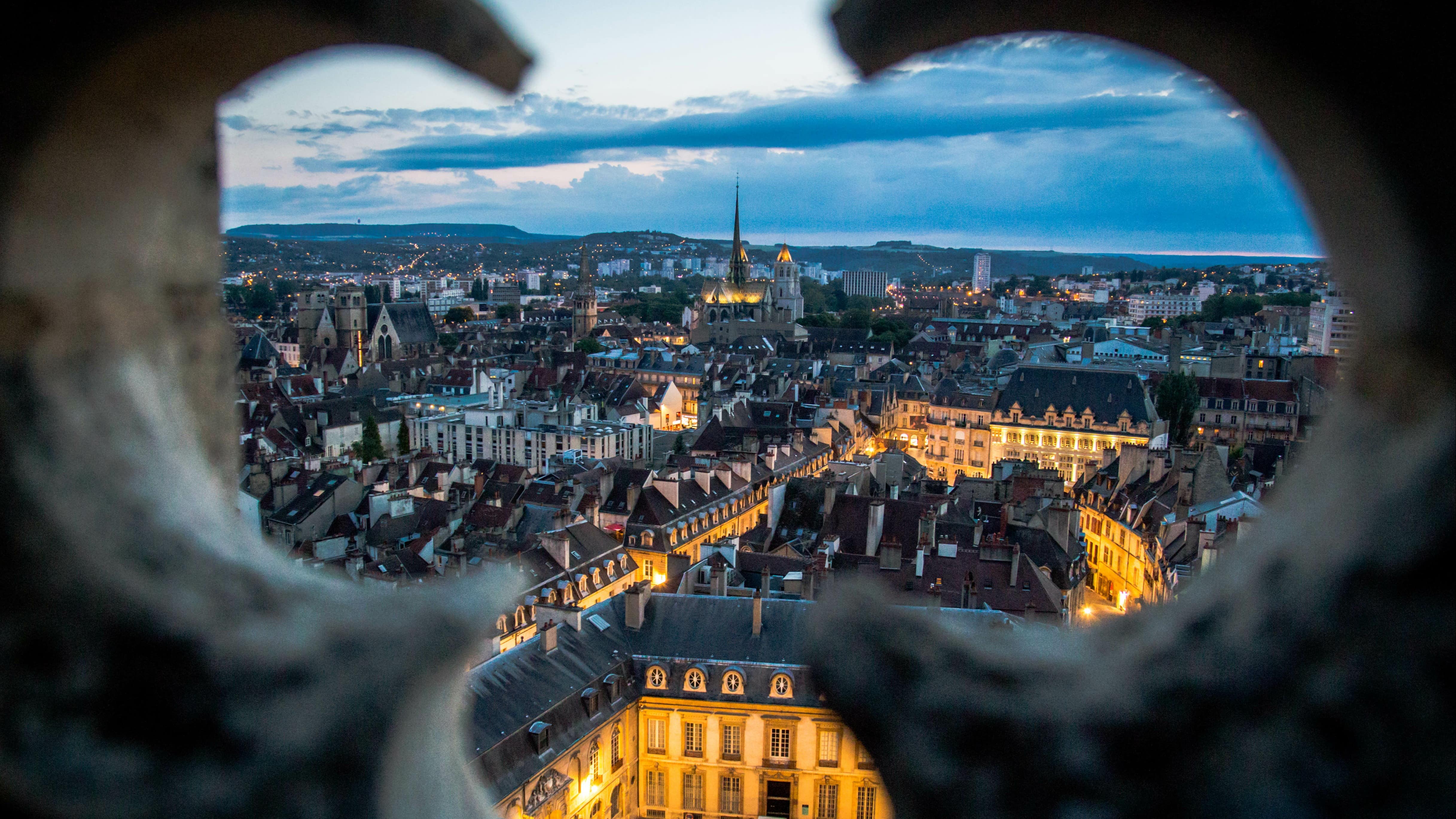 Vue sur Dijon depuis la Tour Philippe le Bon
