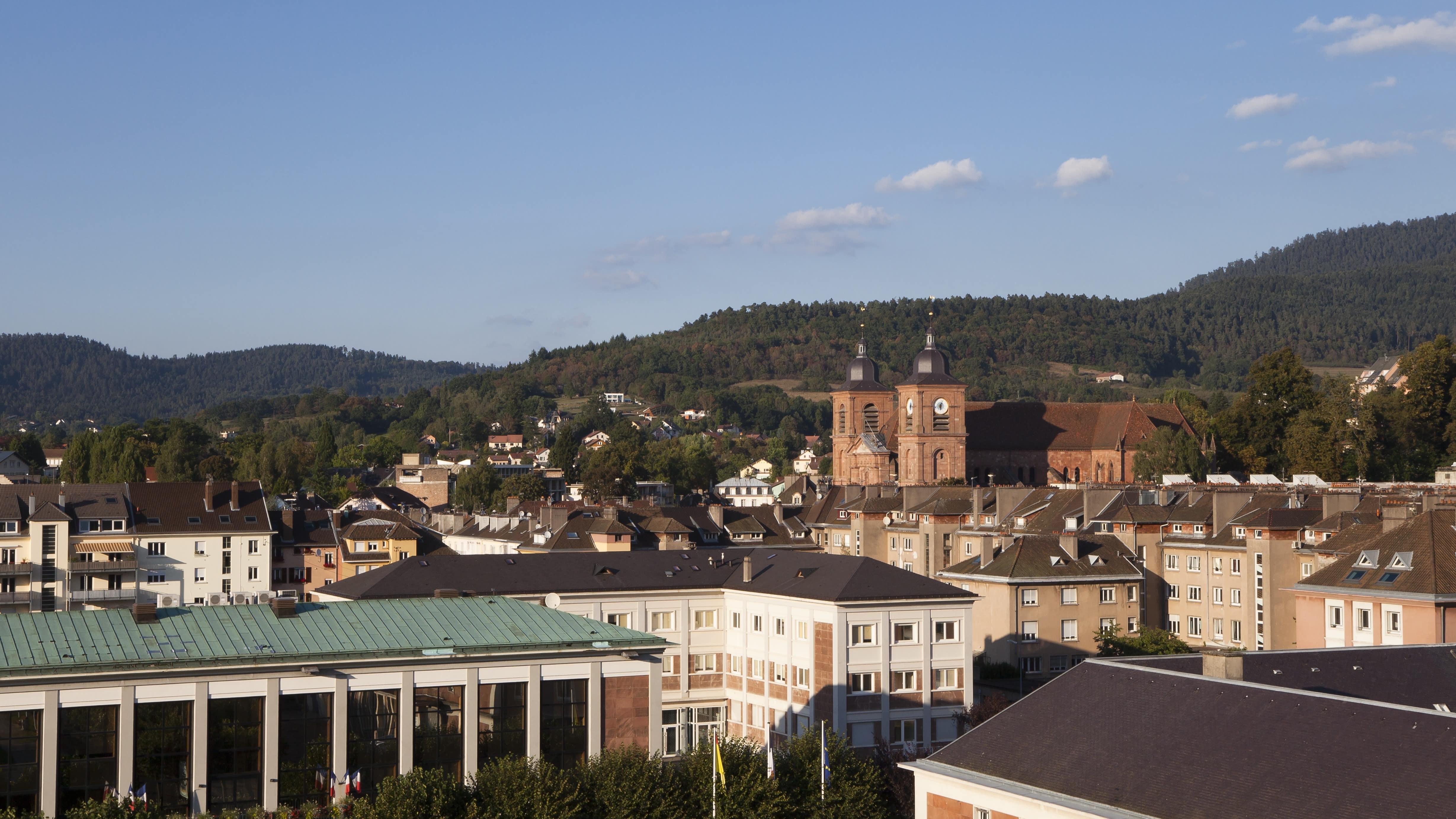 Vue sur Saint-Dié-des-Vosges