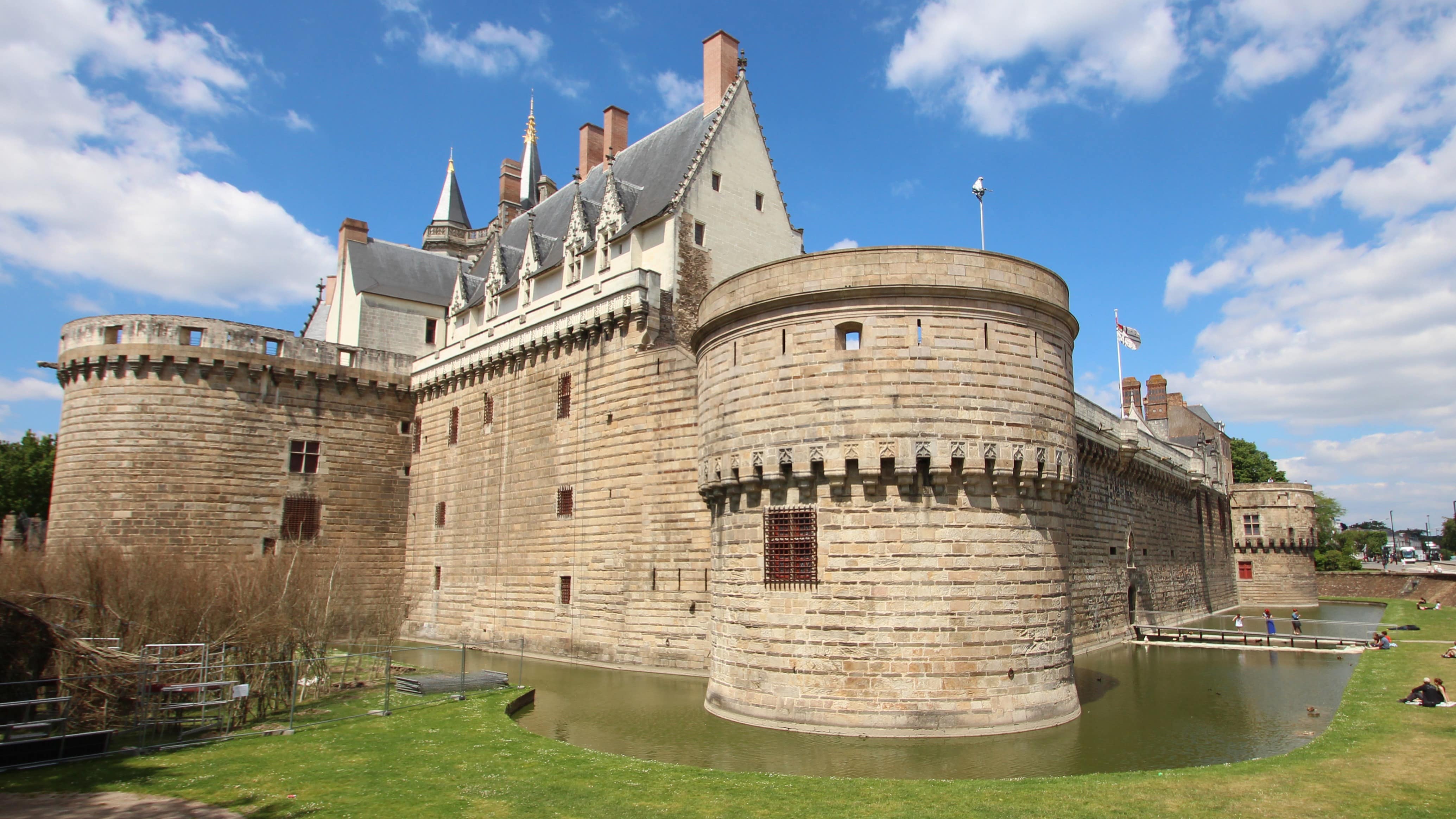 Extérieur du Château des ducs de bretagne à Nantes