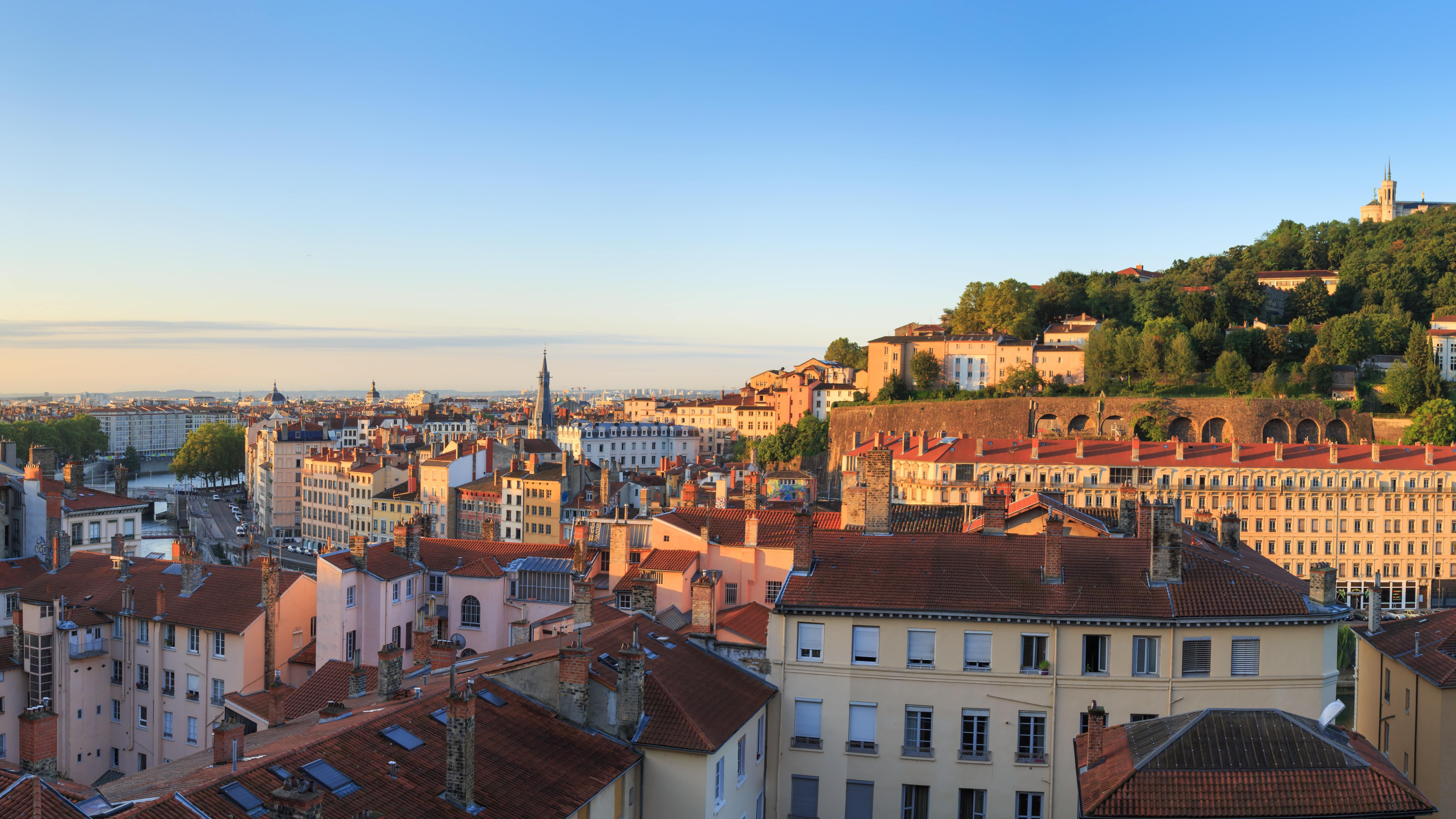 Vue de la colline de la Croix-Rousse