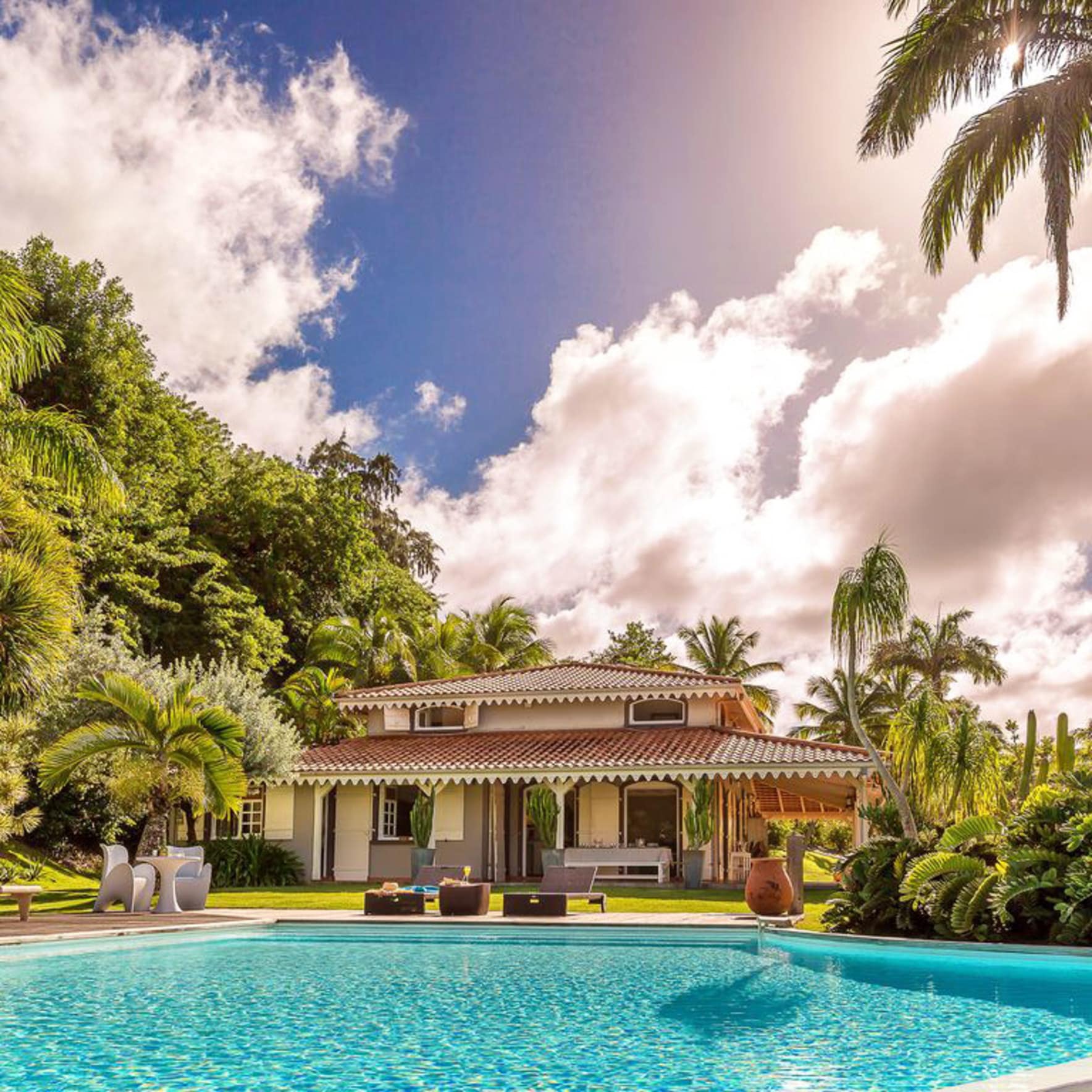 Location de vacances en Martinique : maison de vacances avec piscine privée à Sainte-Anne