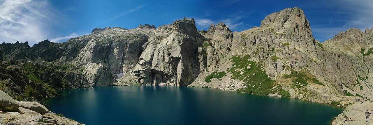Panorama from 6 jpegs of Lac de Capitello by KlausF