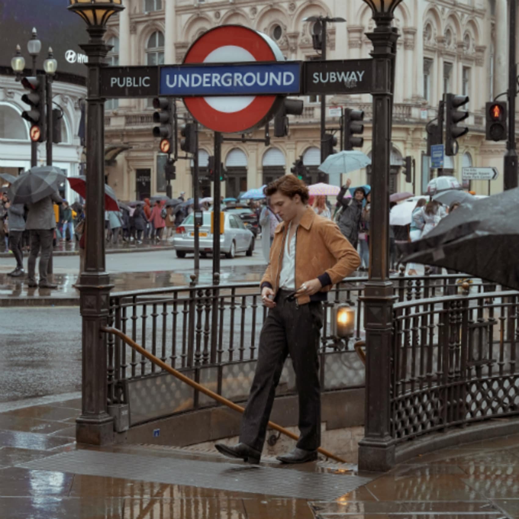 Sortie du métro de Piccadilly