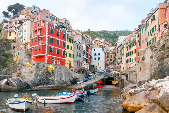 picture of riomaggiore's port