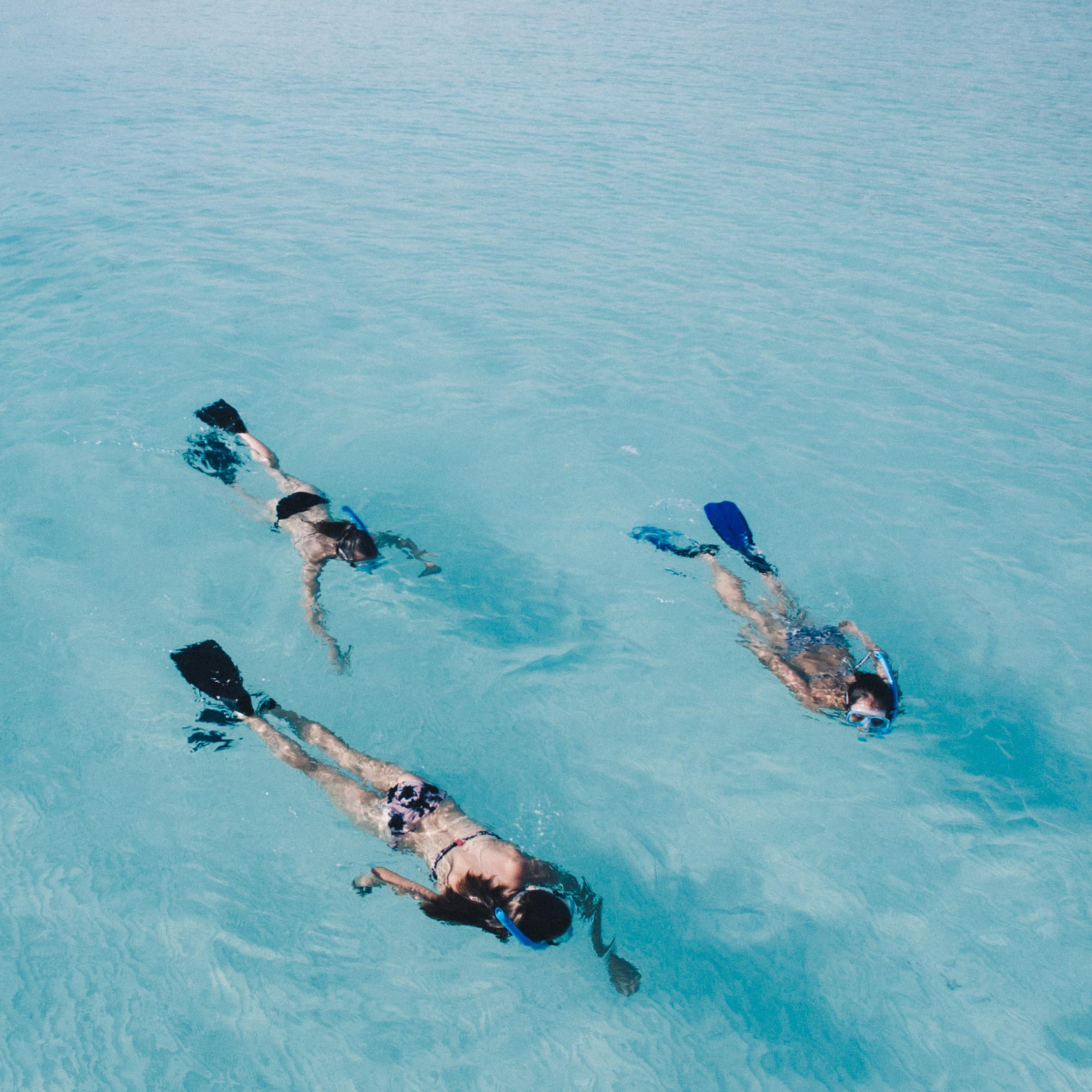 Baignade aux Maldives