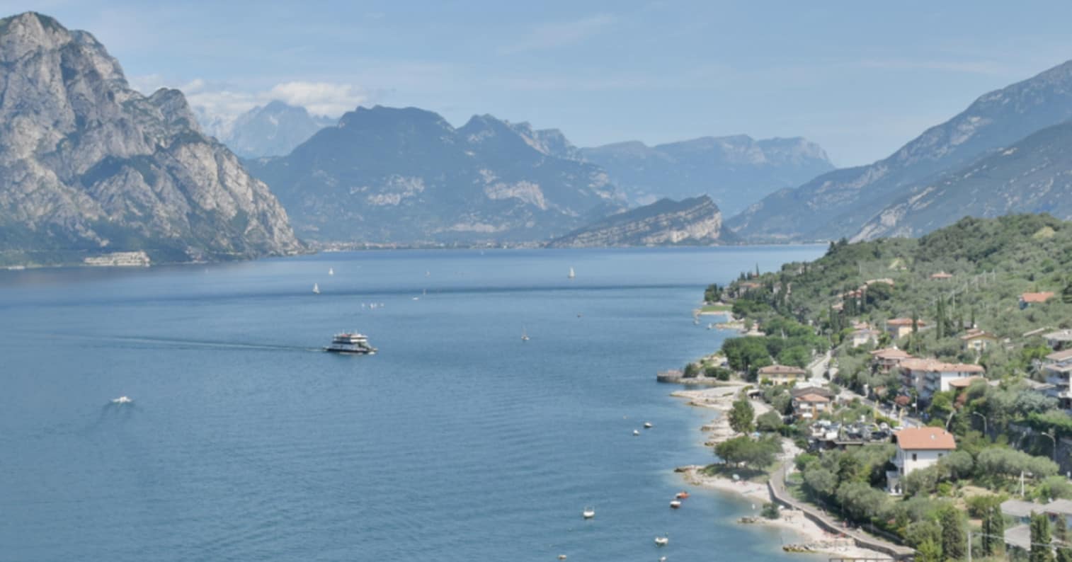 A view from Malcesine in Lake Garda