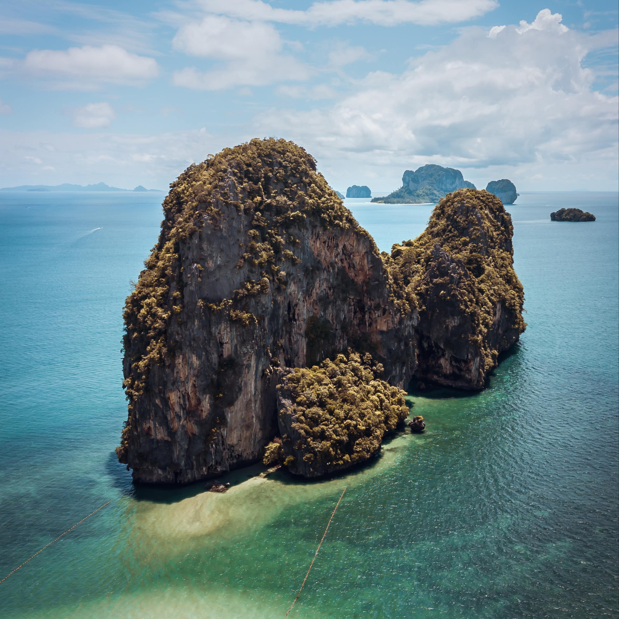 One of the many secluded beaches to be found around Phuket, Thailand.