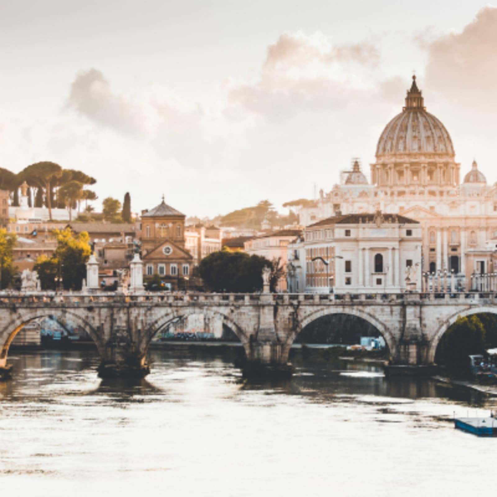 Rome sous un soleil d'hiver