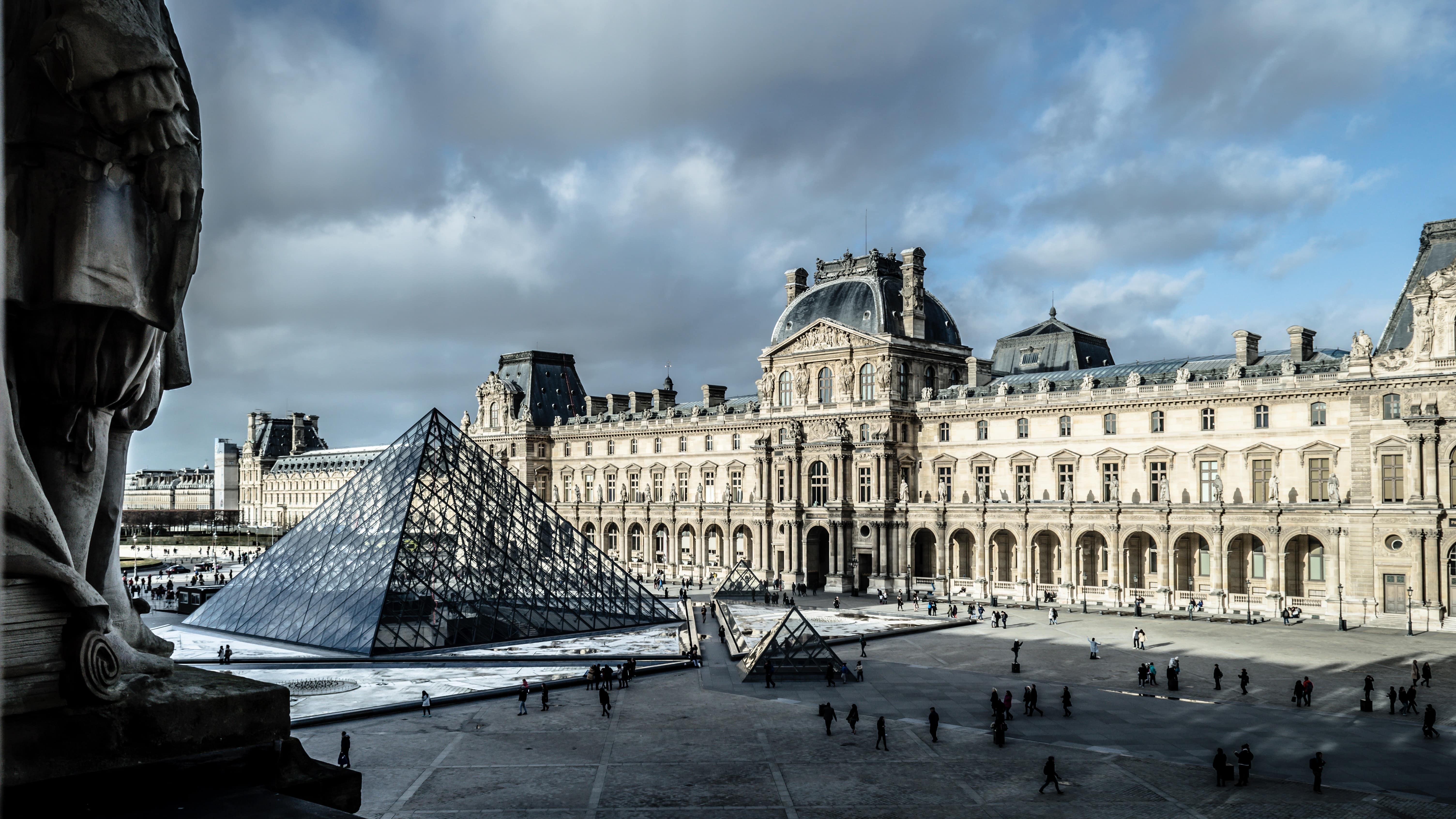 The Louvre Paris France city stock image - Photo by Chris Karidis