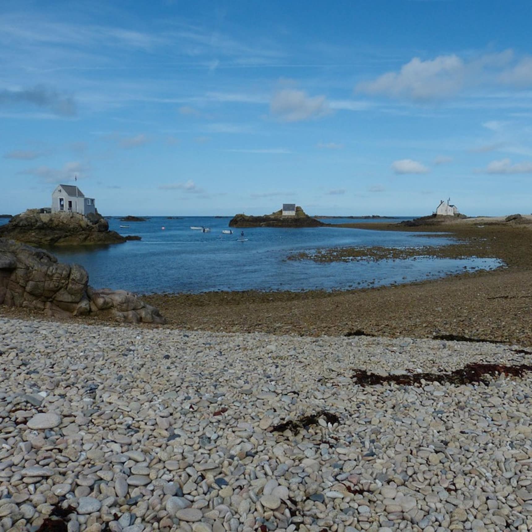 Une plage de l’île de Jersey