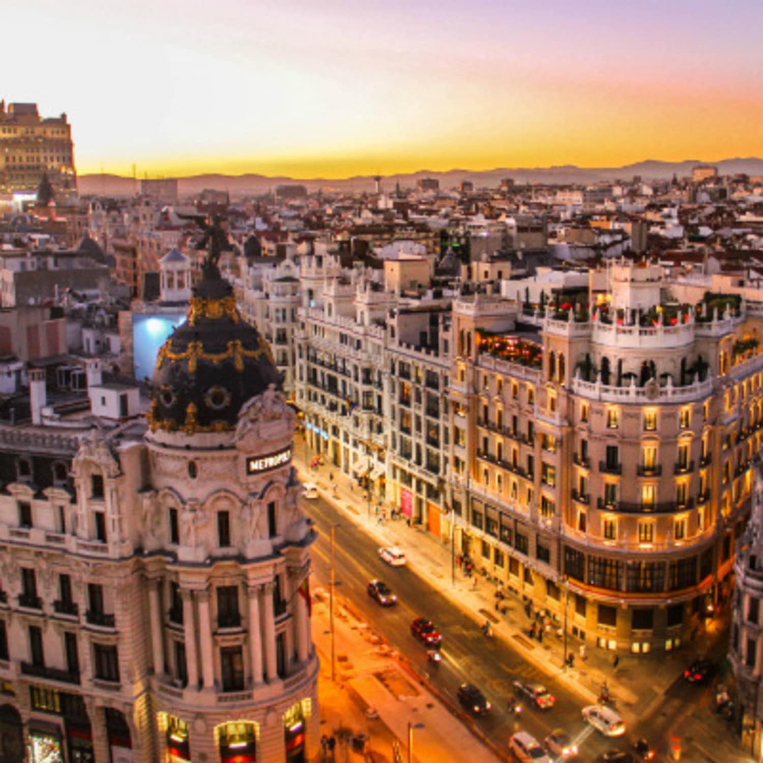 L'avenue principale de Madrid
