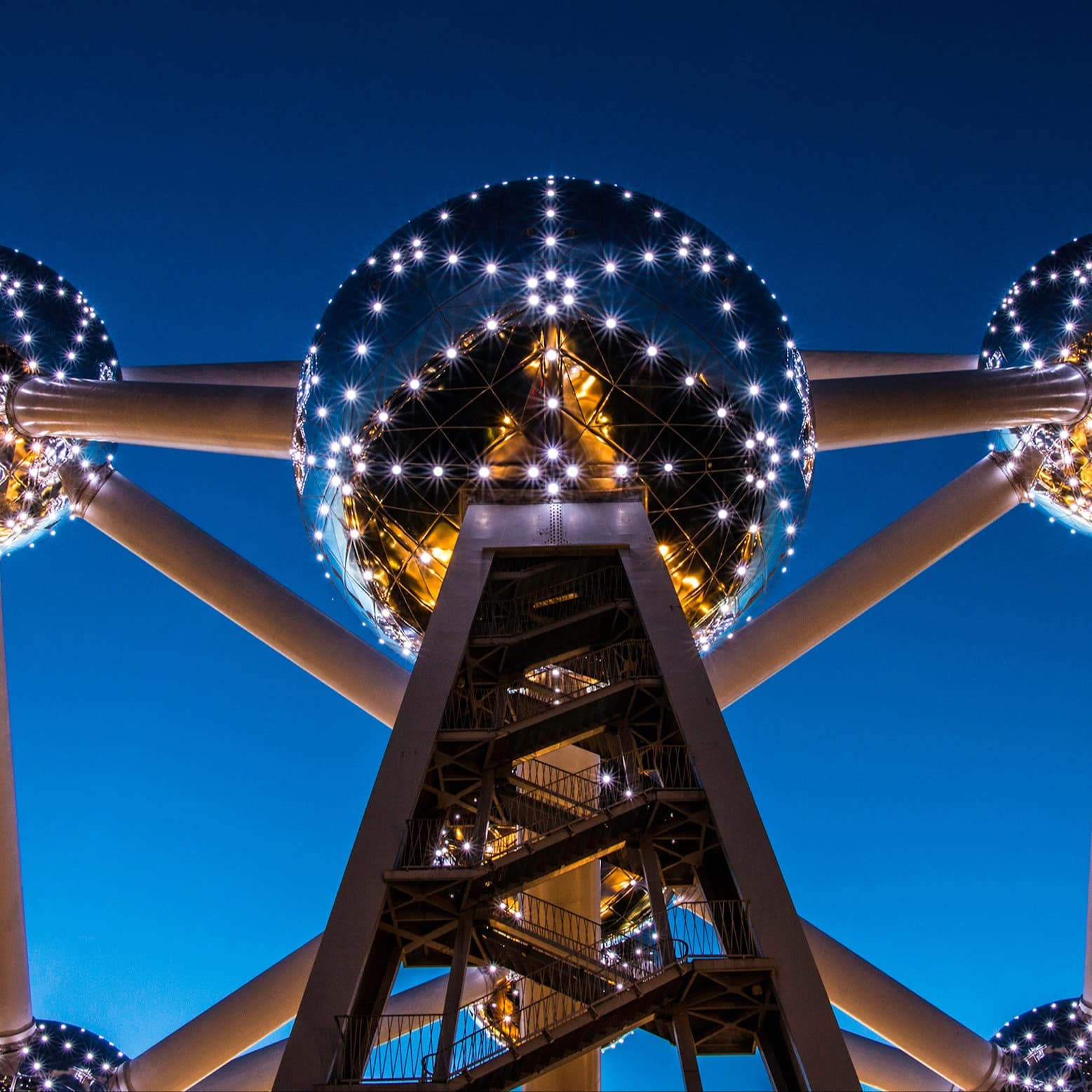 Atomium éclairé, Bruxelles