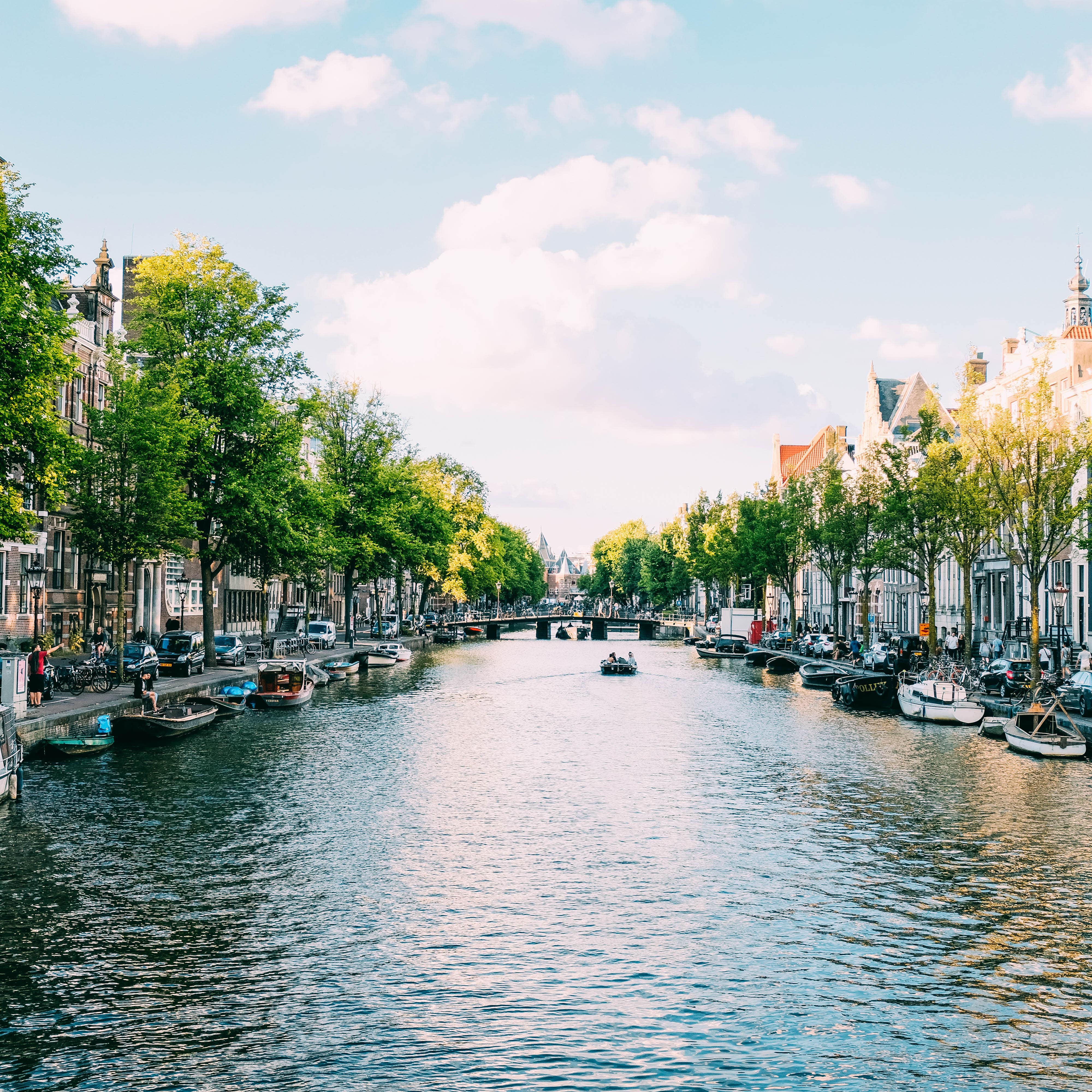 Un canal d'Amsterdam