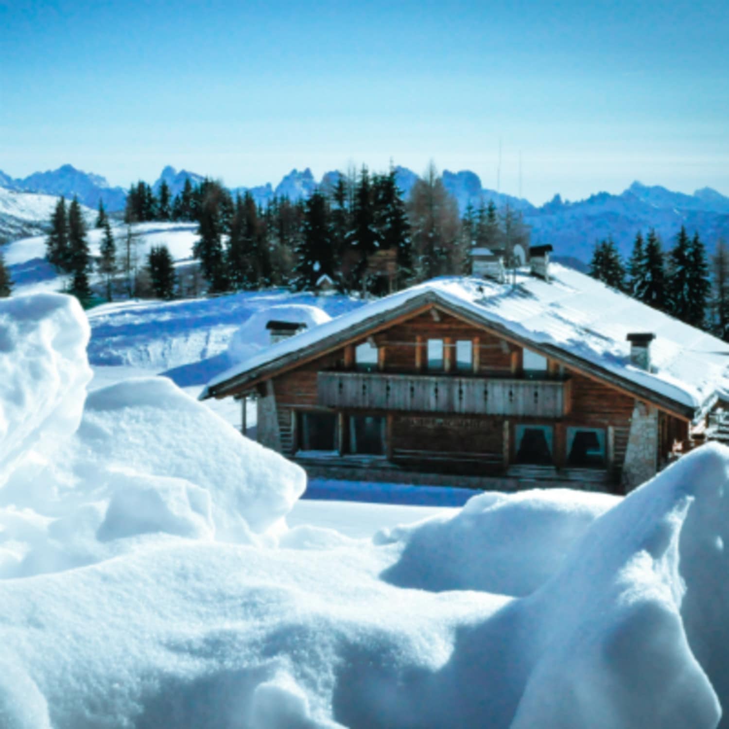 Un chalet dans les Alpes