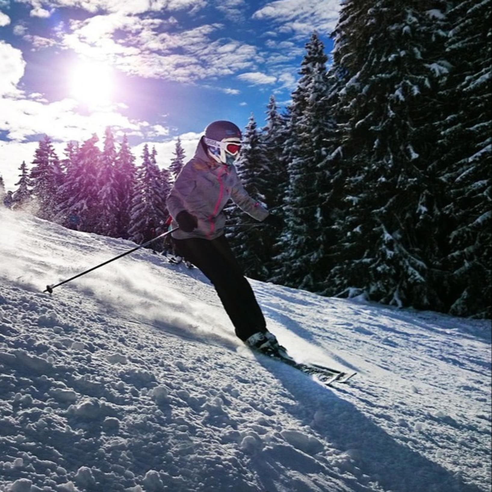 Descente à skis