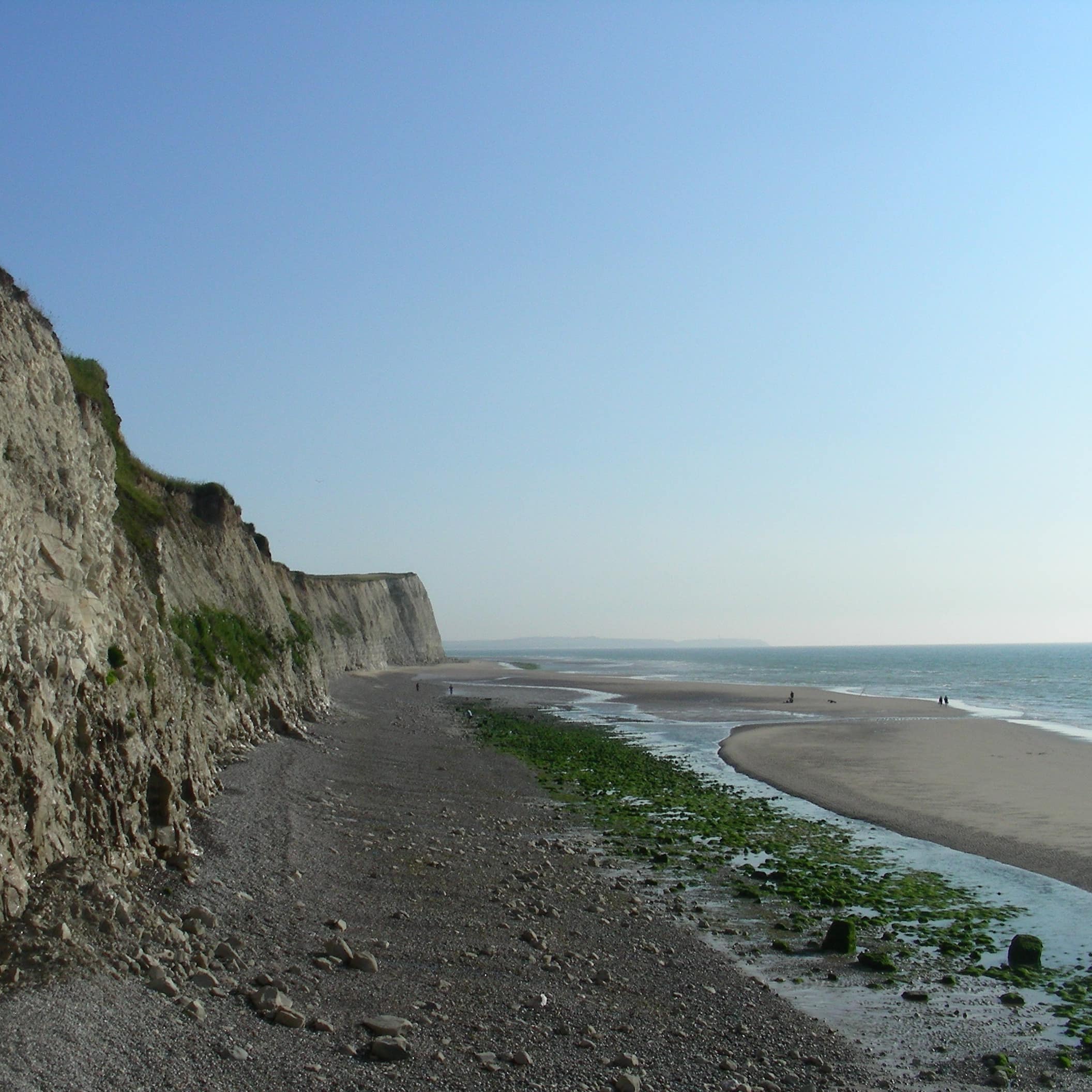 Plage, dunes et falaises à la Côte d’Opale, France