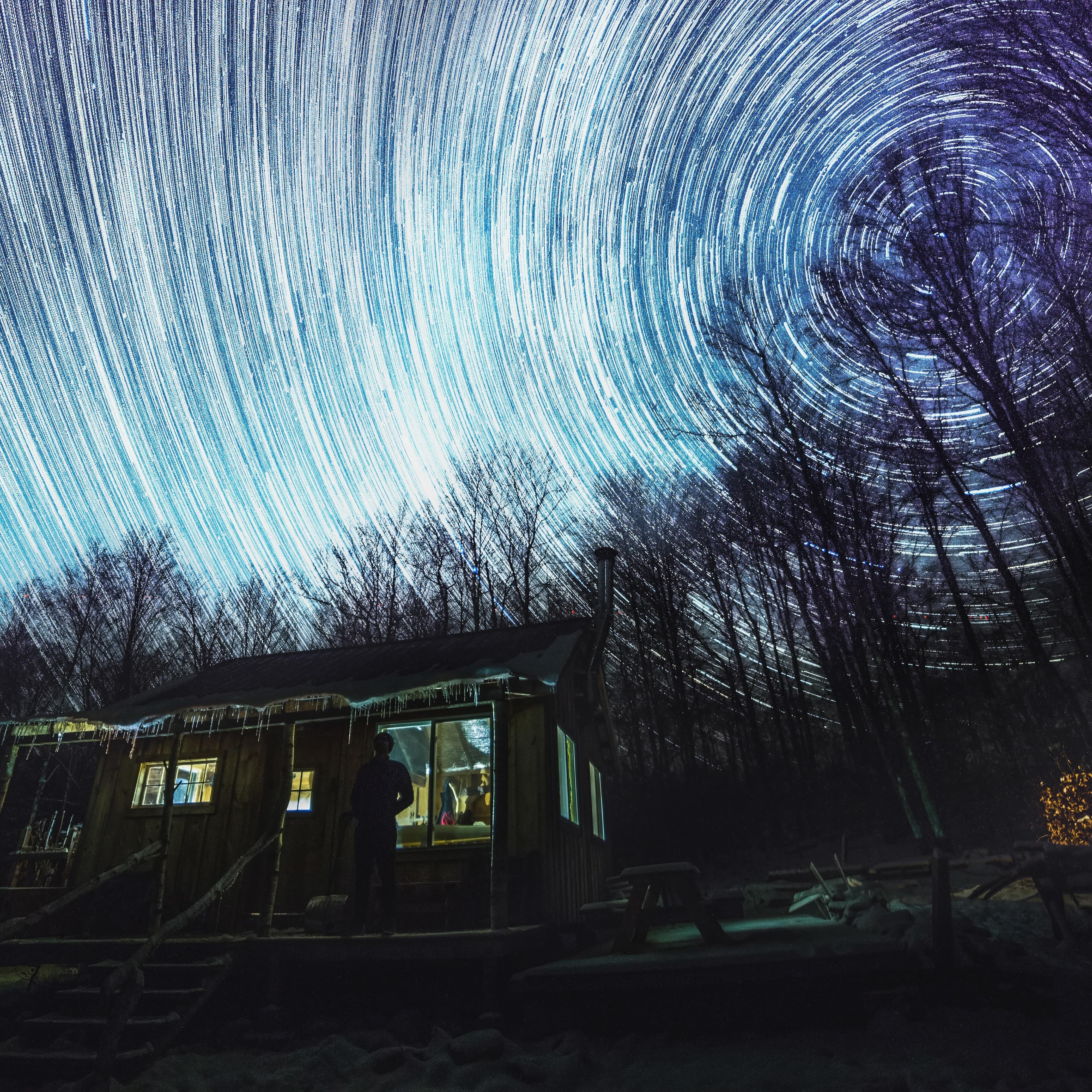 Chalet de nuit