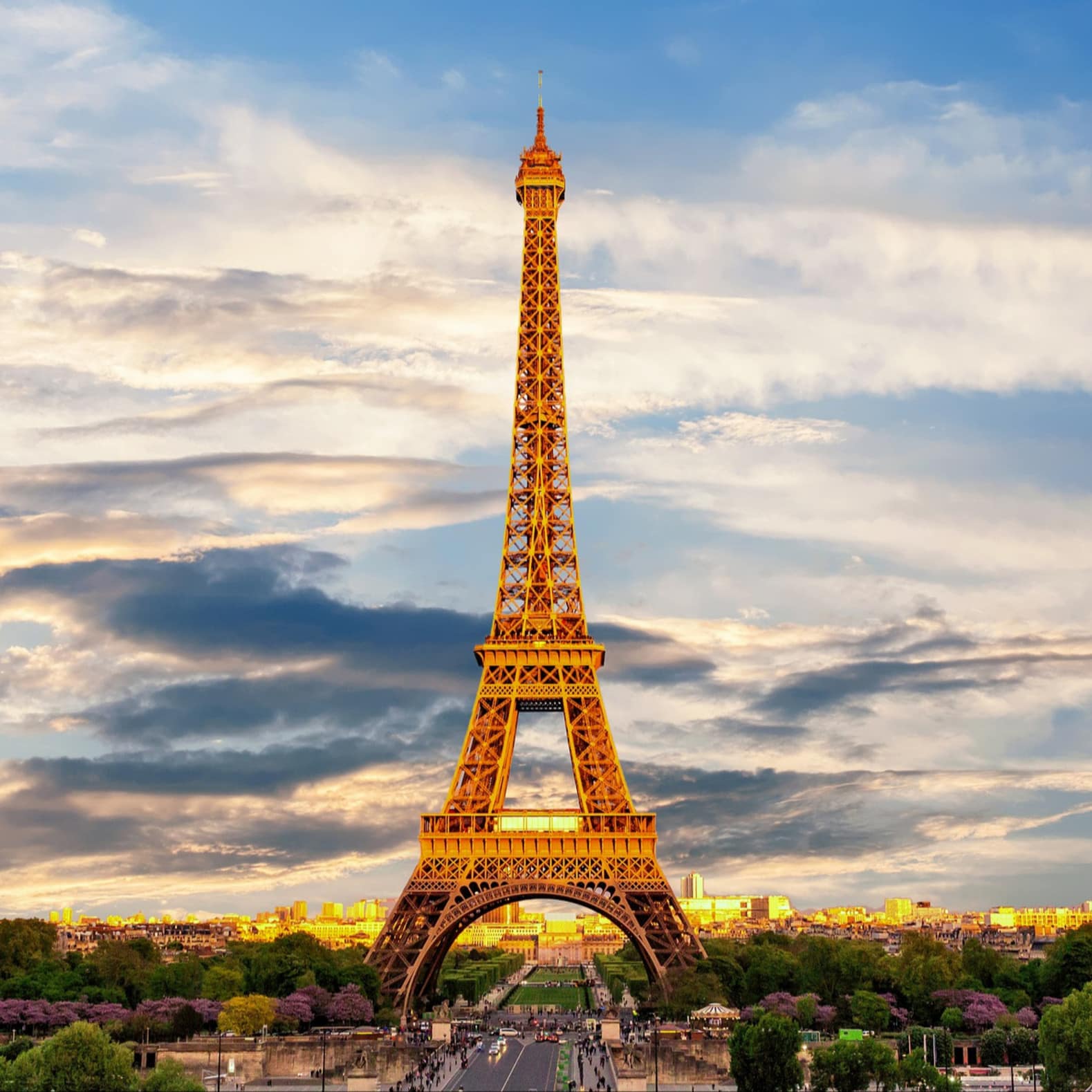 Vue sur la tour Eiffel