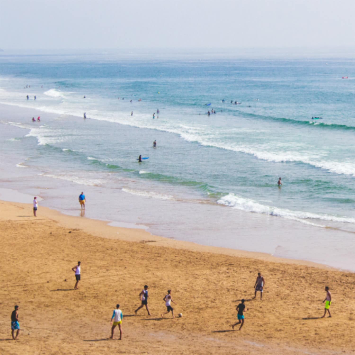 La plage d'Agadir