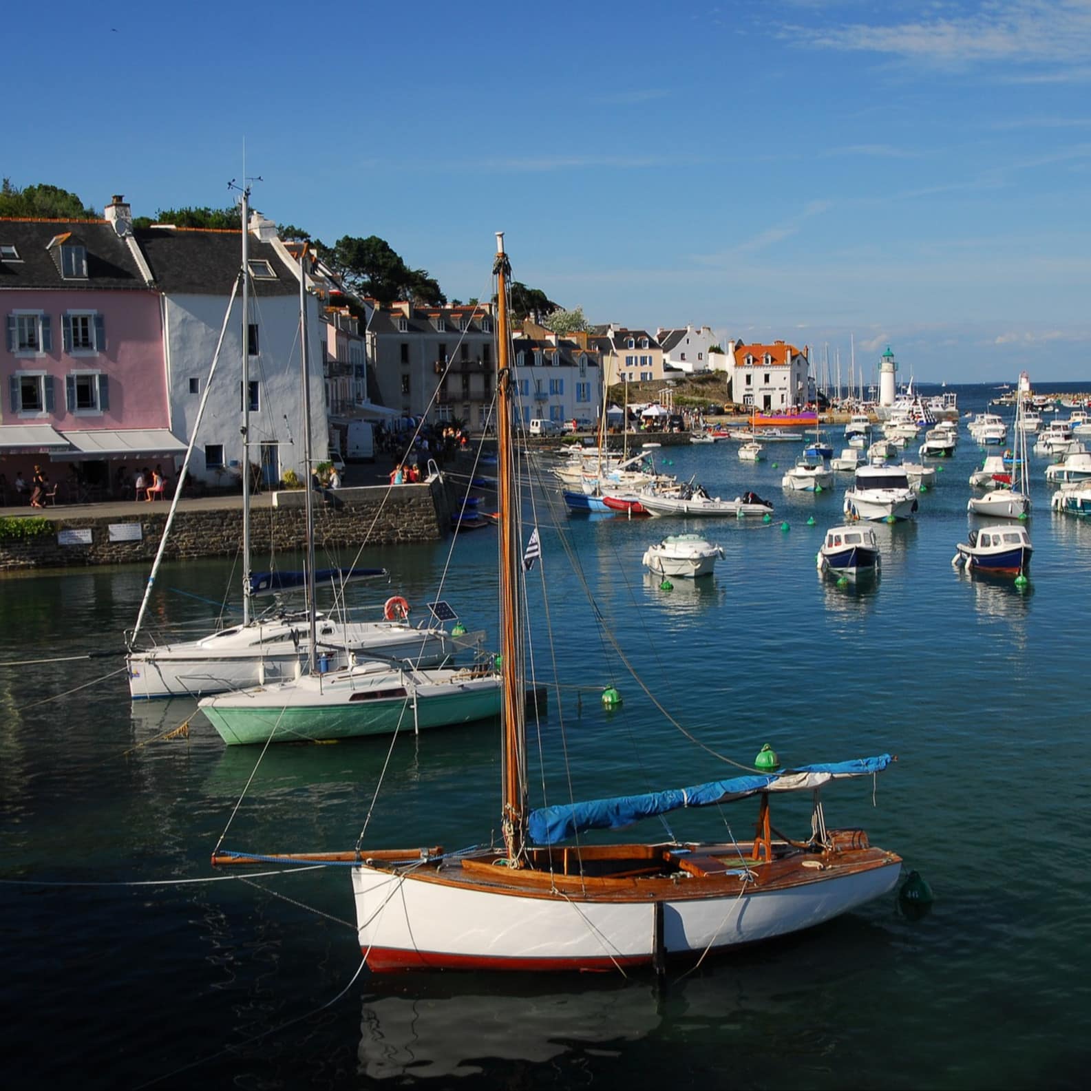Sauzon, le port de Belle-Île en Mer.