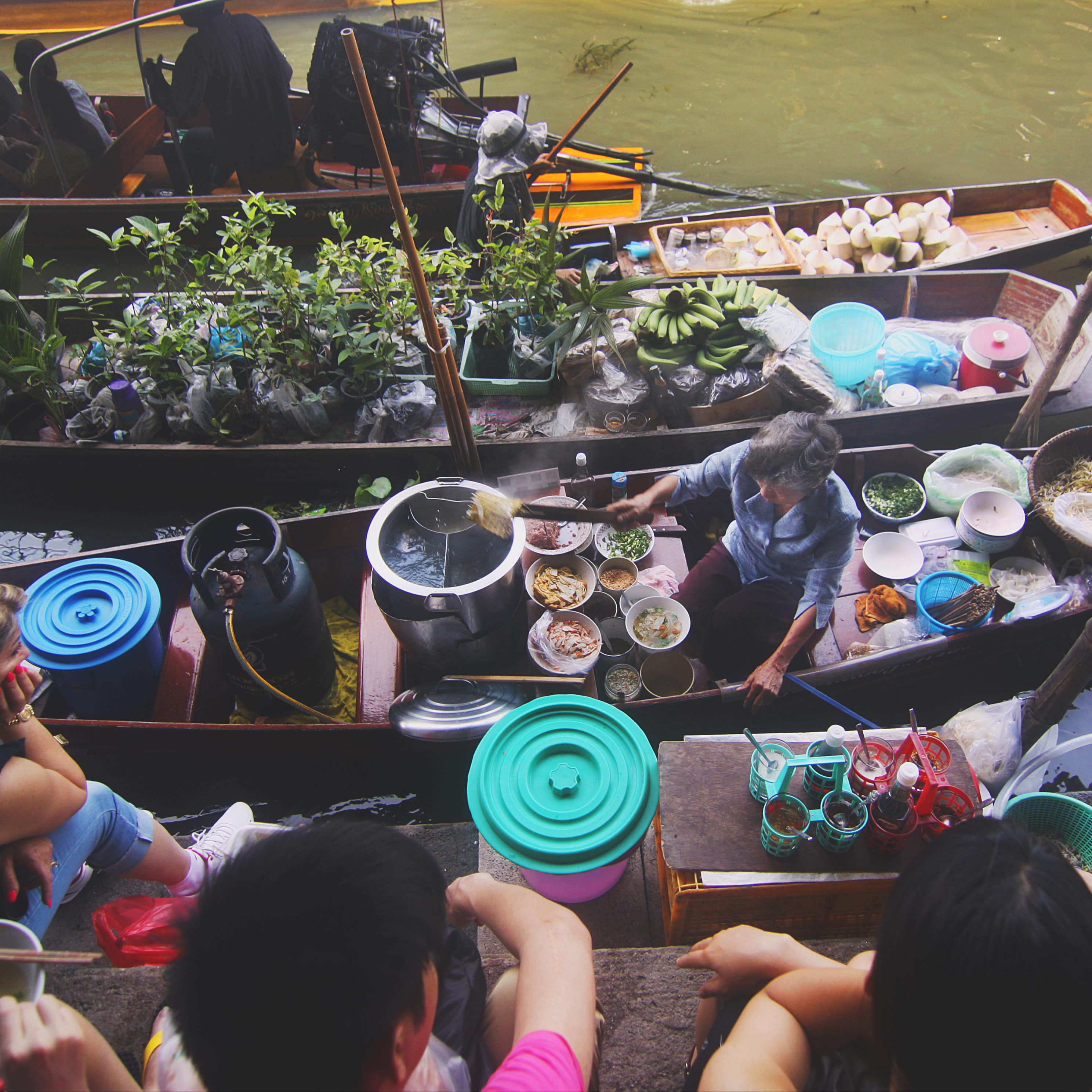 Un marché au Laos