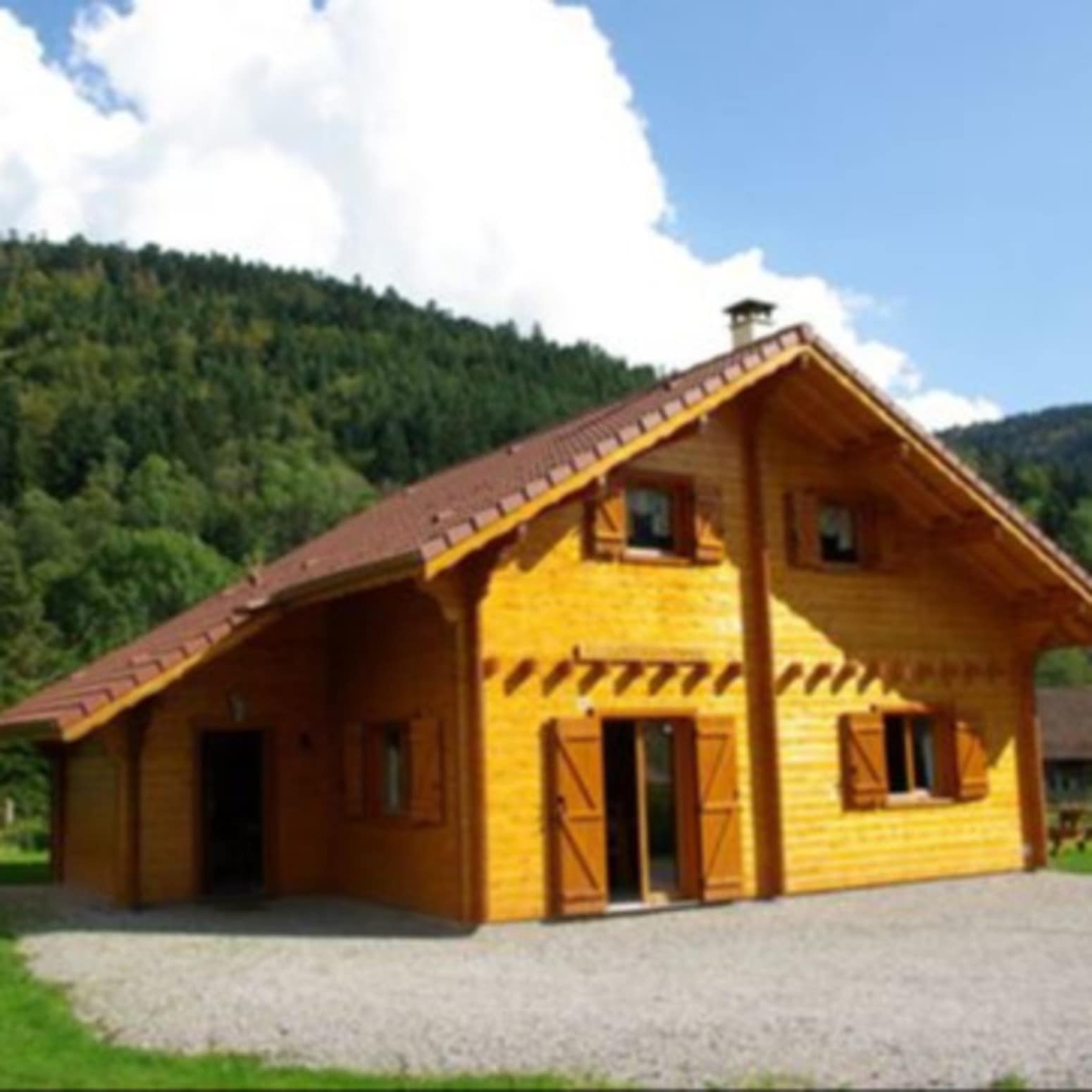 Chalet avec jacuzzi dans les Vosges 