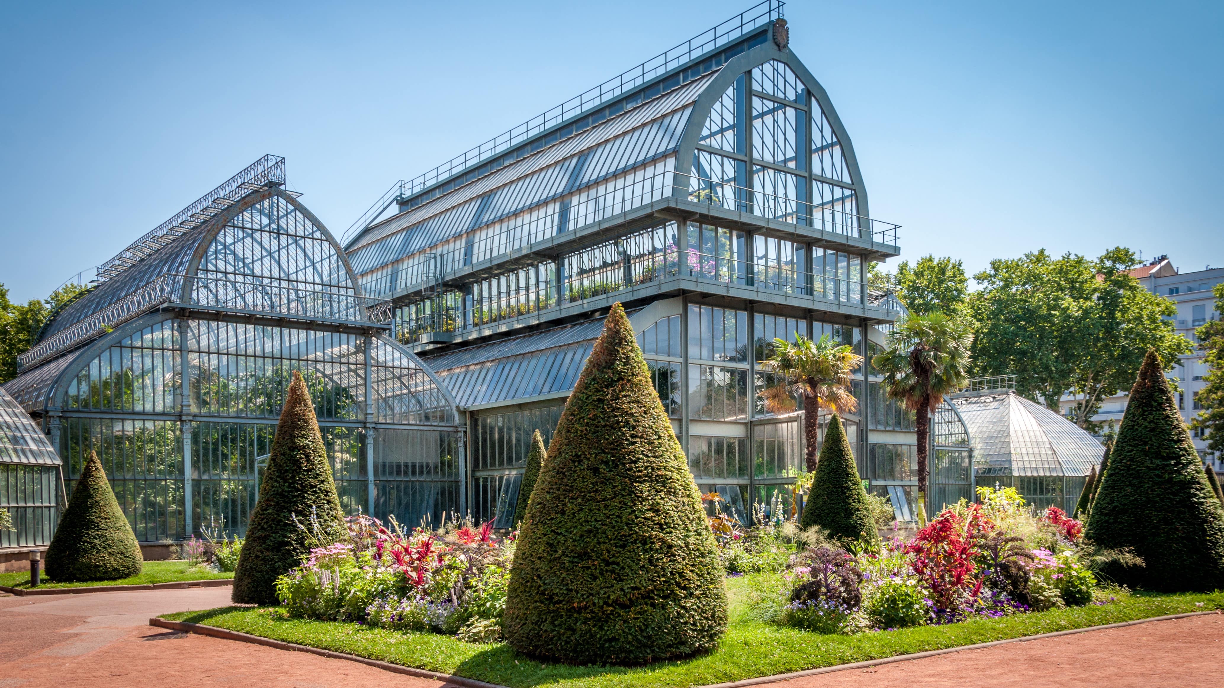 Jardin botanique et serres du parc de la Tête d’Or à Lyon