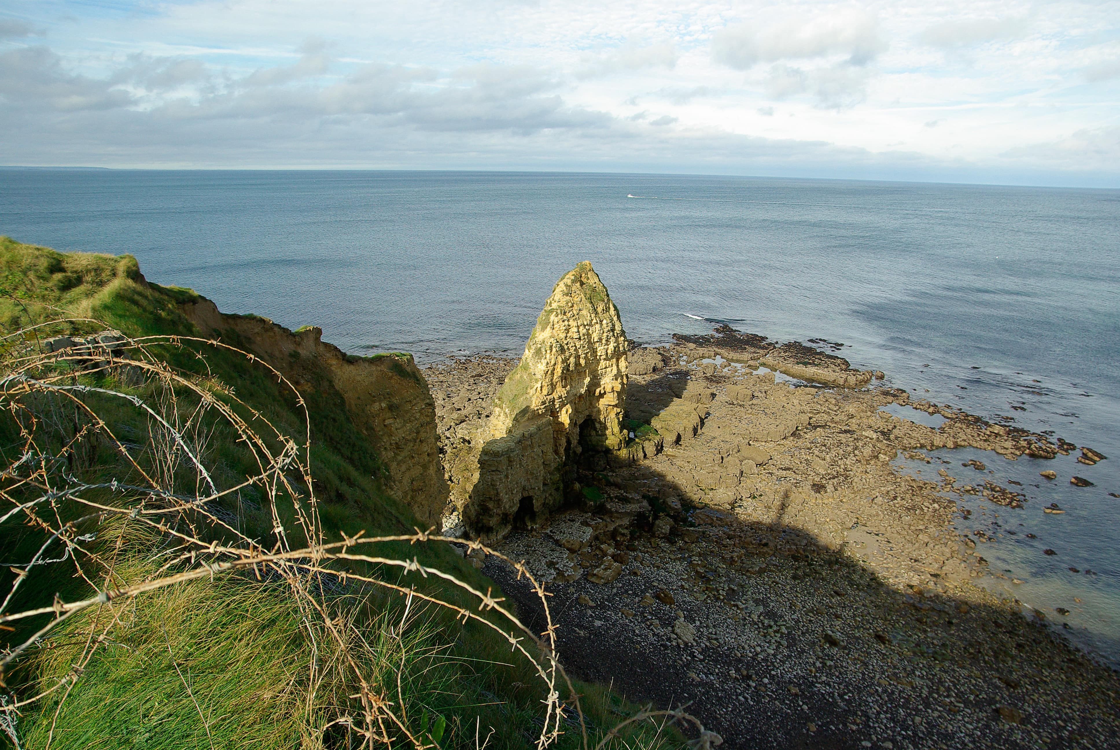 Pointe Du Hoc, Normandie, STOCK