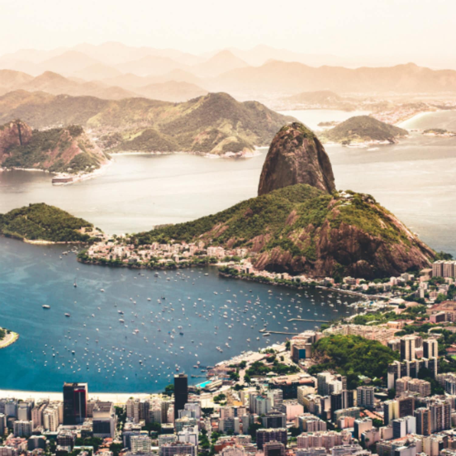 Rio vue des airs