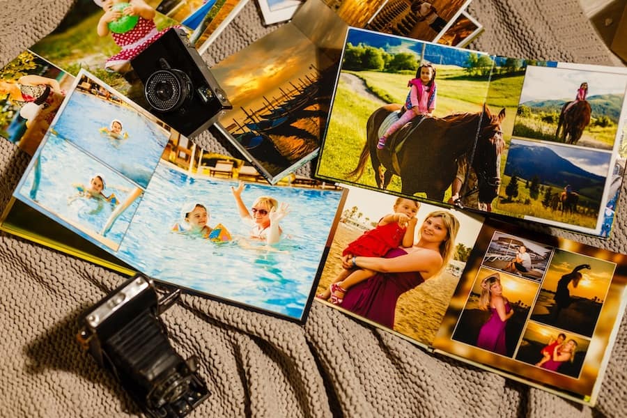 Create a vacation photo book